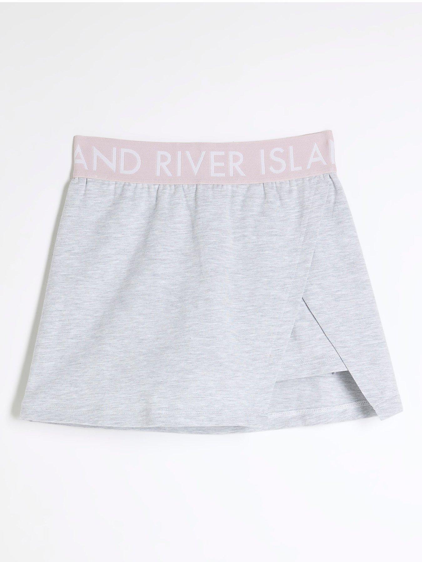 Image of River Island Girls Ri Waistband Skort - Pink