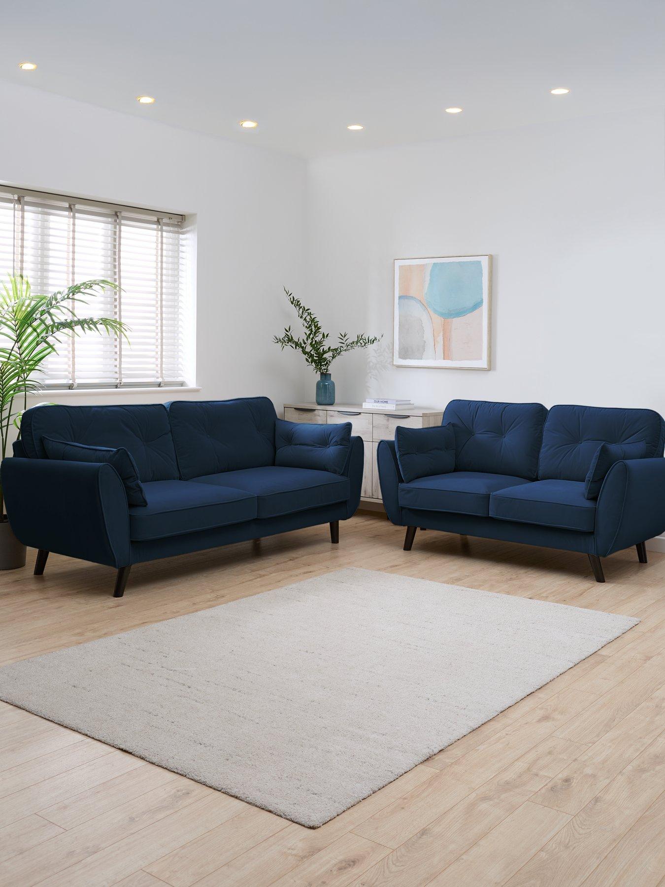 undefined New Paulo Fabric 3 + 2 Seater Sofa Set (Buy and SAVE!) - FSC® Certified