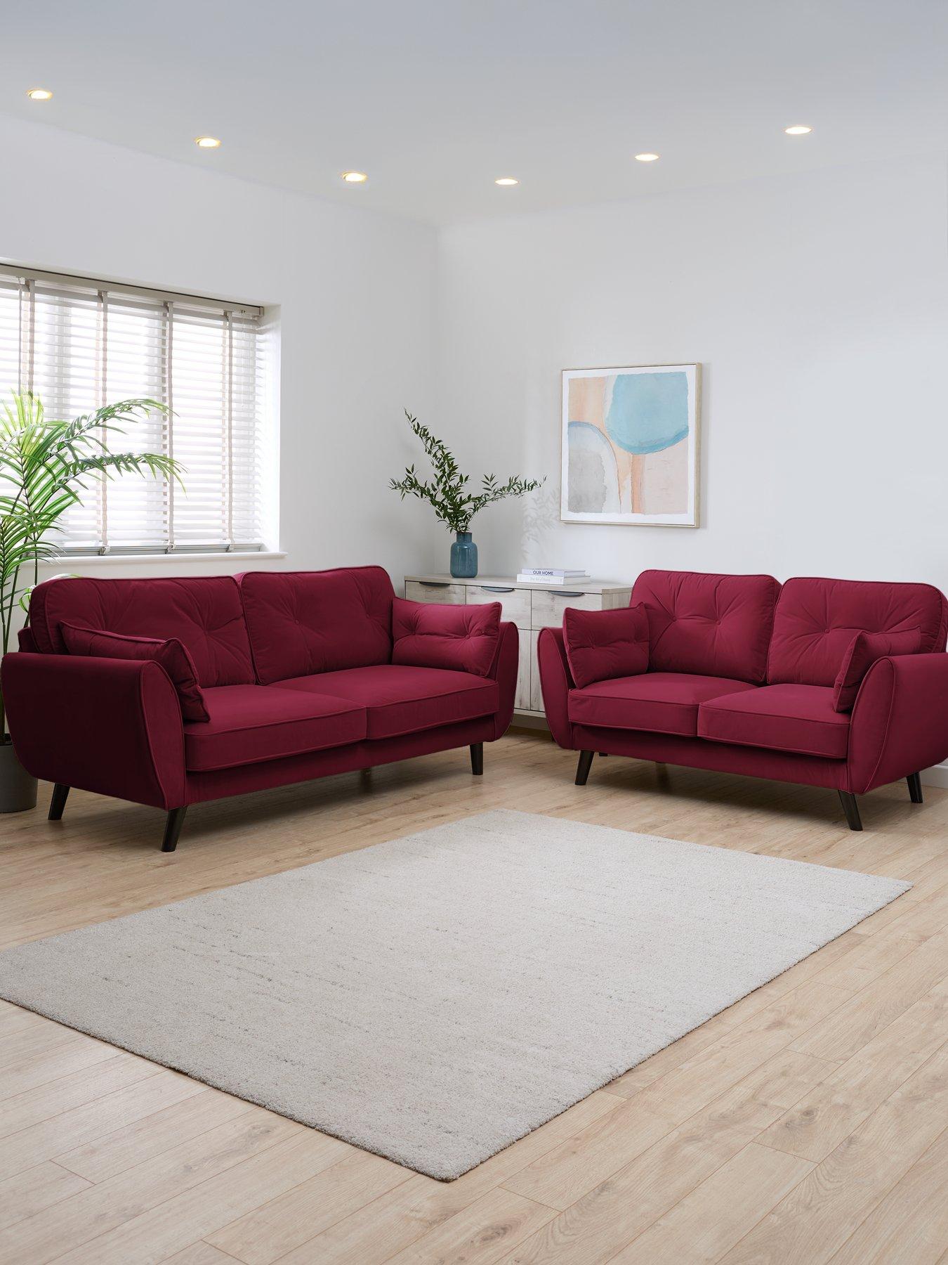 undefined New Paulo Fabric 3 + 2 Seater Sofa Set (Buy and SAVE!) - FSC® Certified