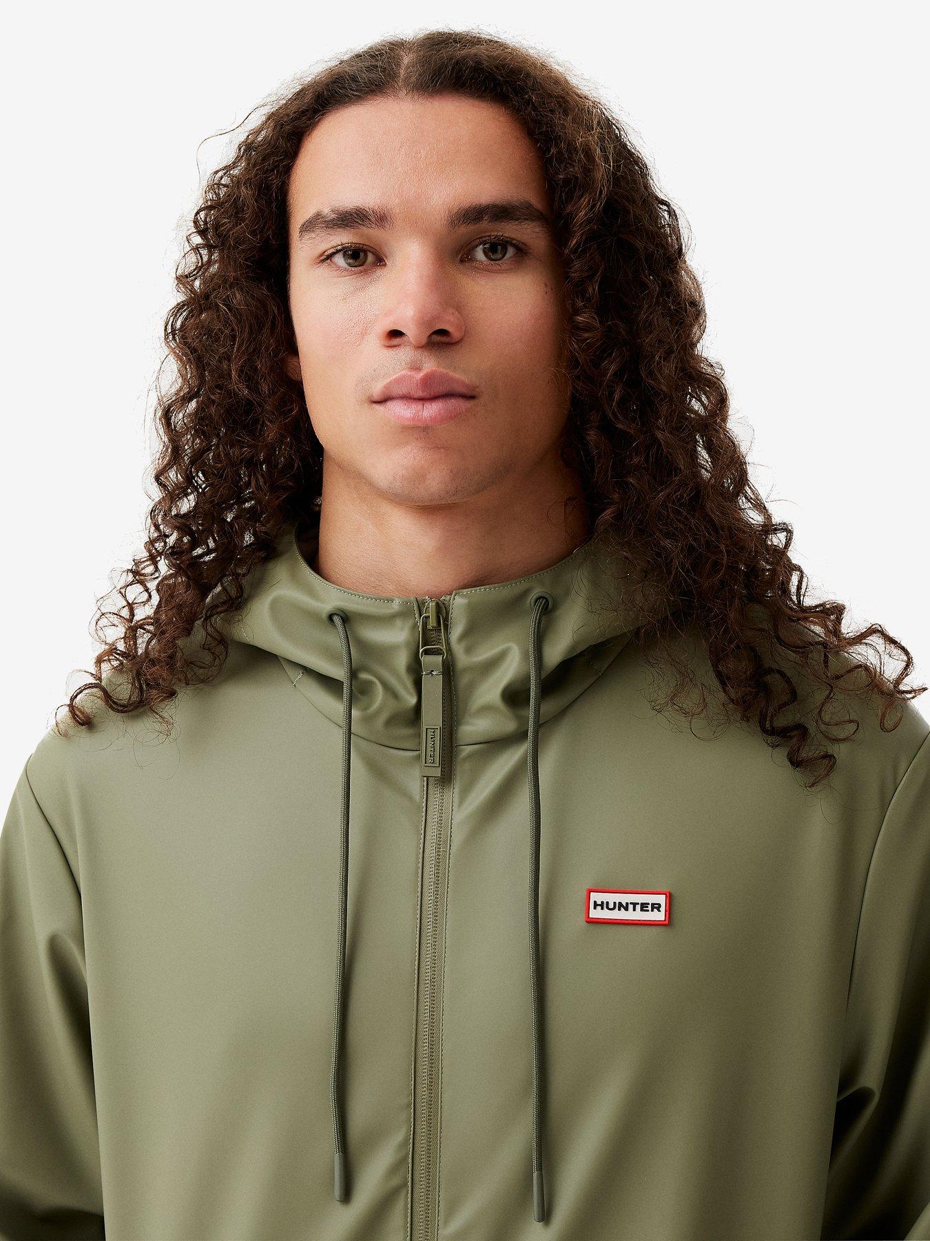 Image 2 of 2 of Hunter Unisex Andrea Pu Hooded Jacket - Green