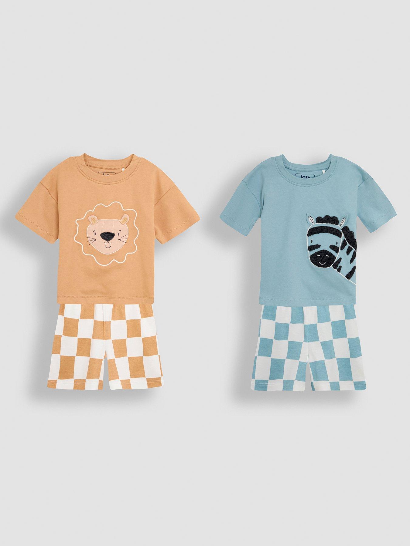 JoJo Maman Bebe Boy 2-pack Pyjamas - Green
