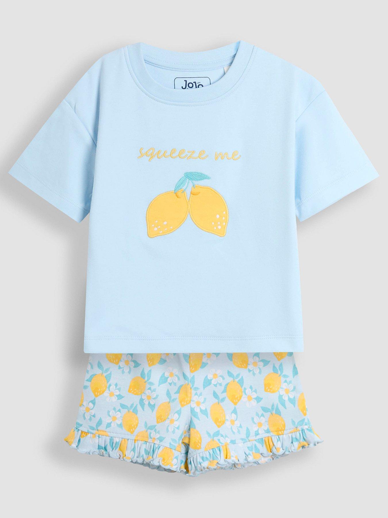 undefined Girl Fruit Printed Jersey Pyjamas - Blue