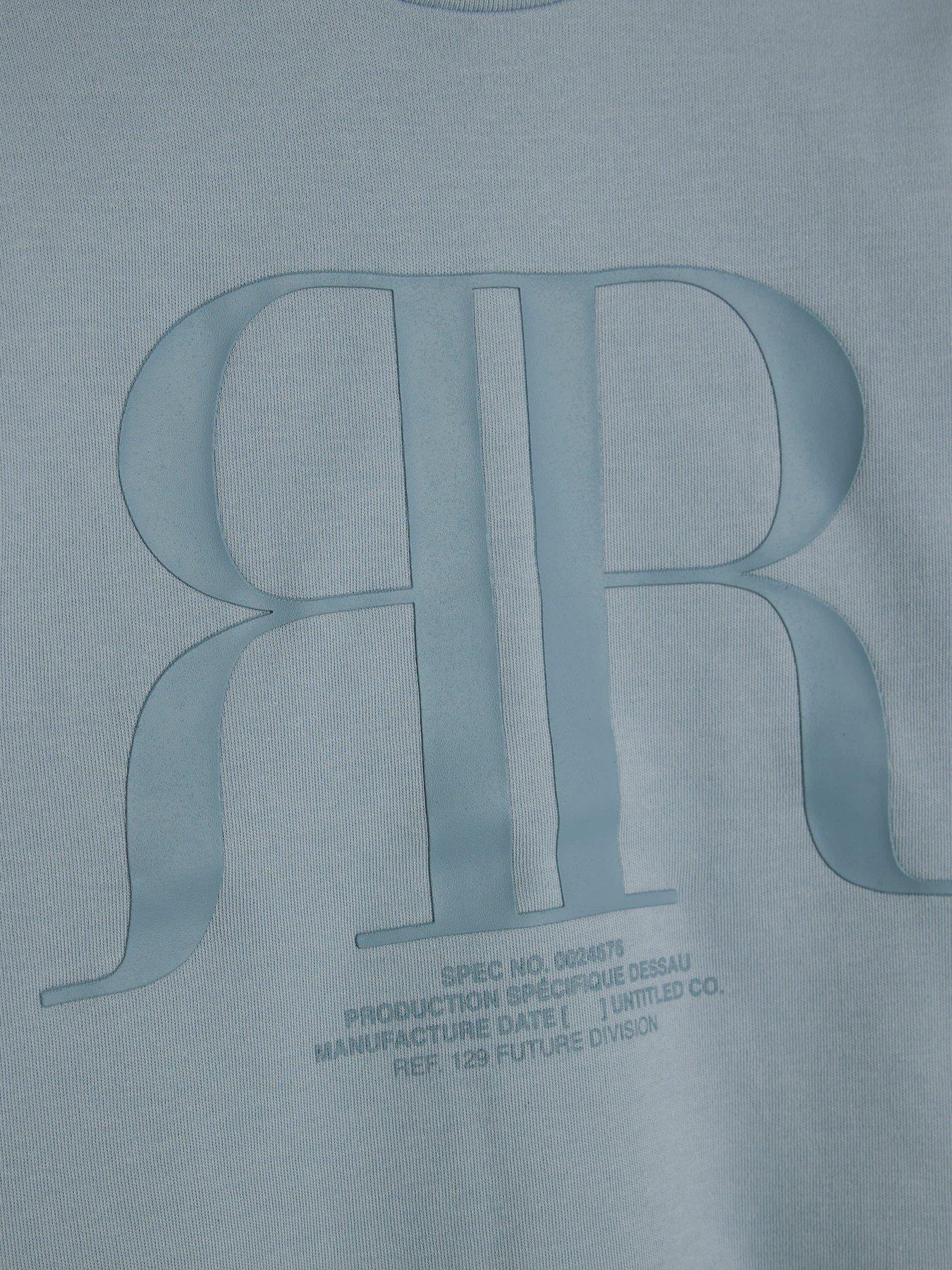 Image 5 of 5 of River Island Mini Boys RR T-Shirt And Short Sets - Blue