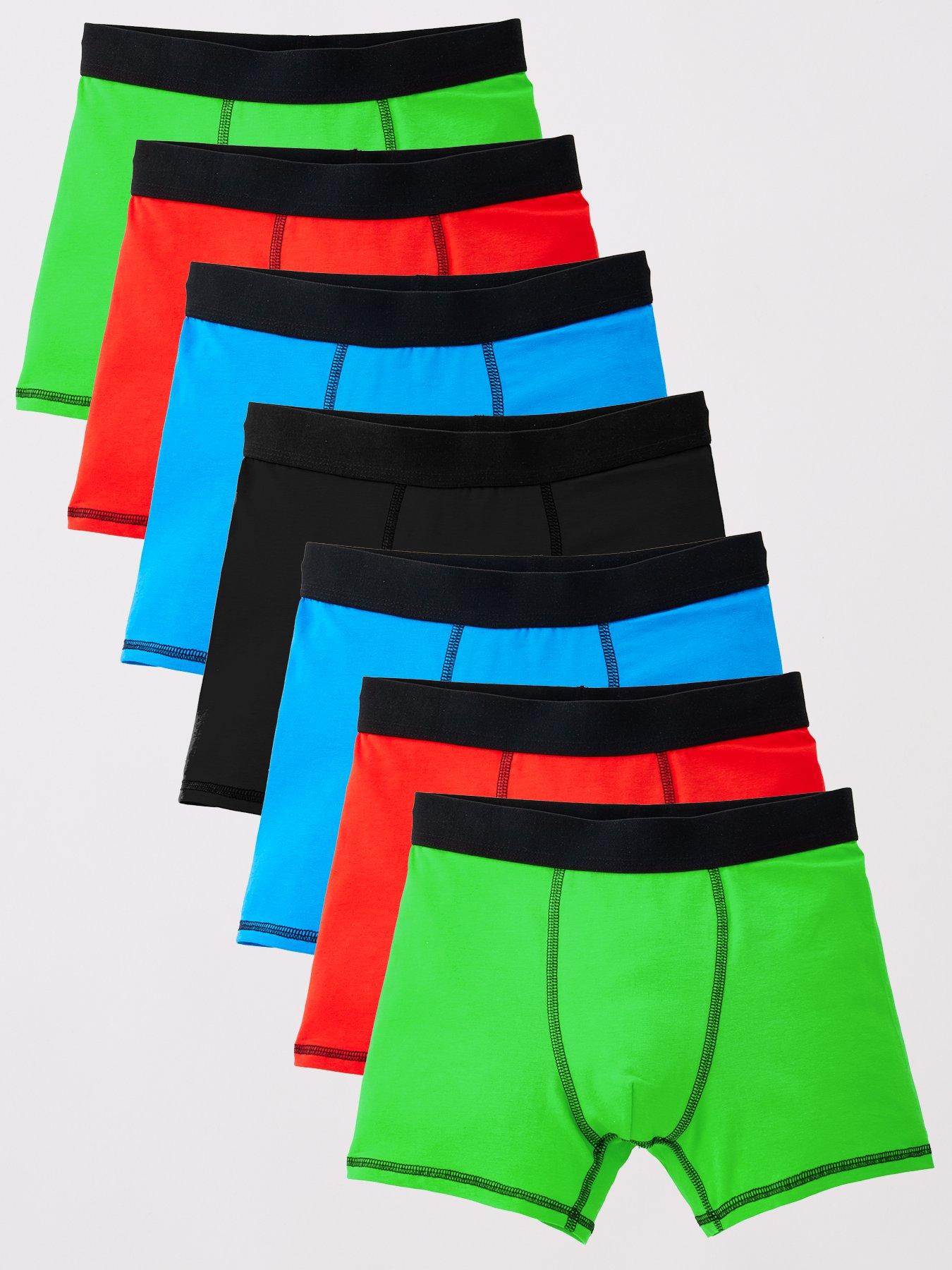 undefined 7 Pack Muti Colour Waist Band Boxers - Multi