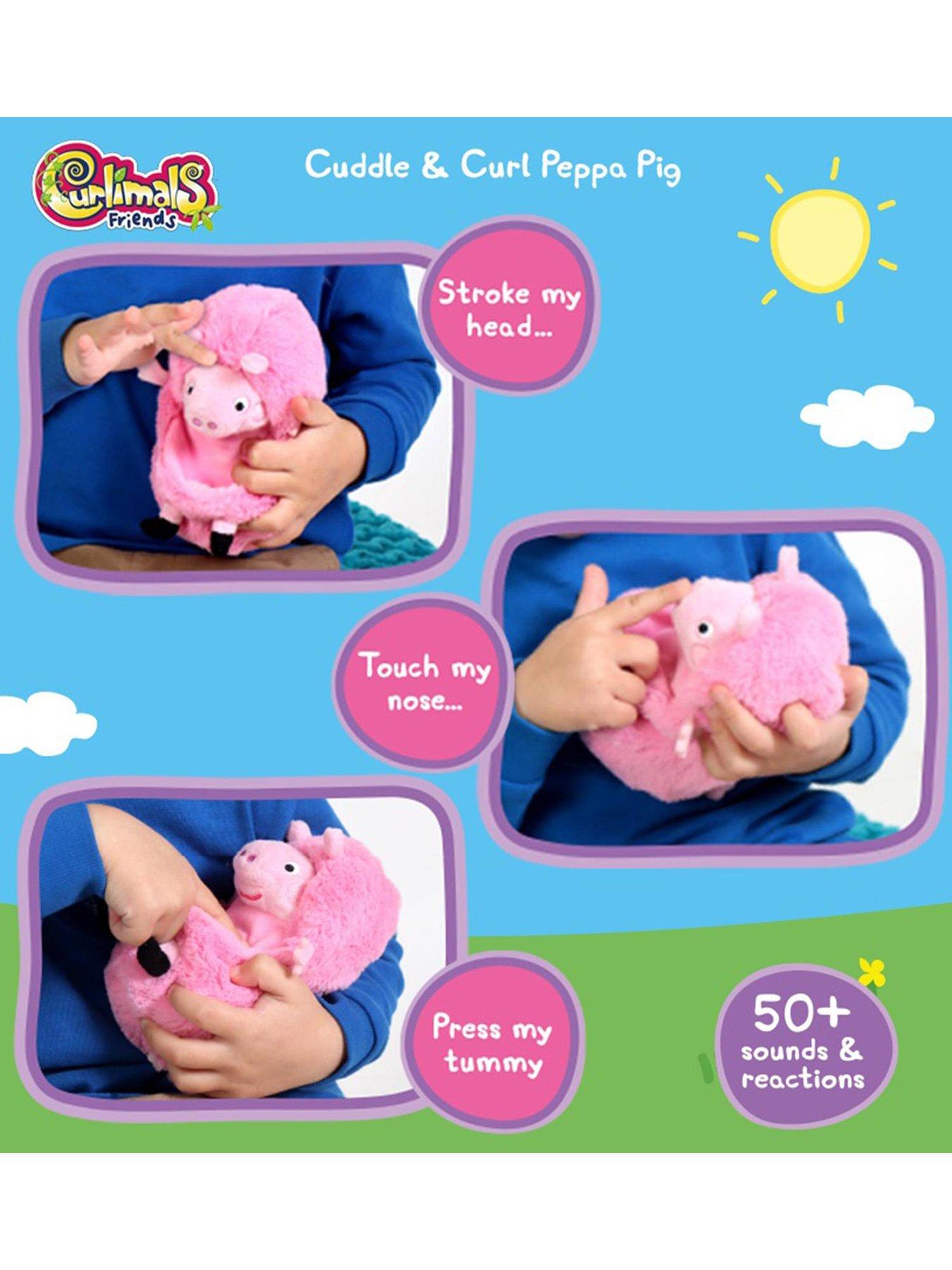 Image 2 of 8 of Curlimals Cuddle and Curl Peppa Pig