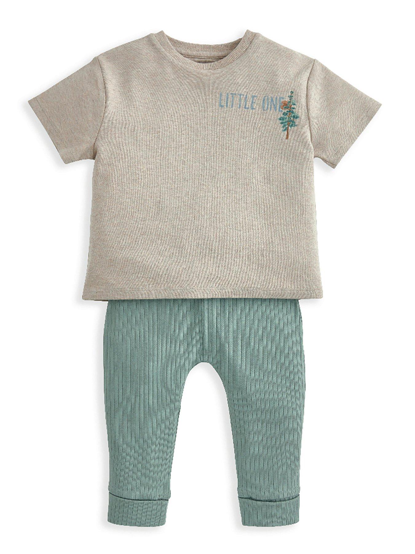 undefined Baby Boys 2 Piece Exploring T-Shirt & Leggings Set - Green