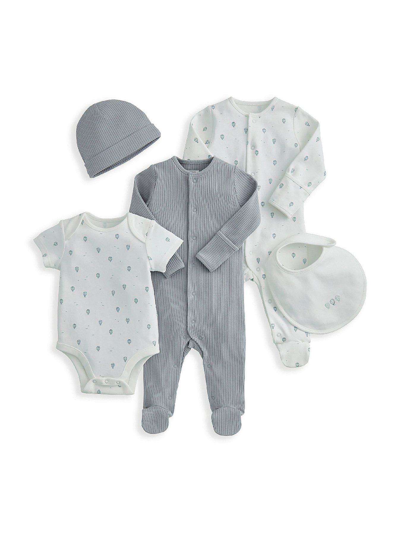 Mamas Papas Baby Boys Hot Air Balloon Piece Outfit Set Blue