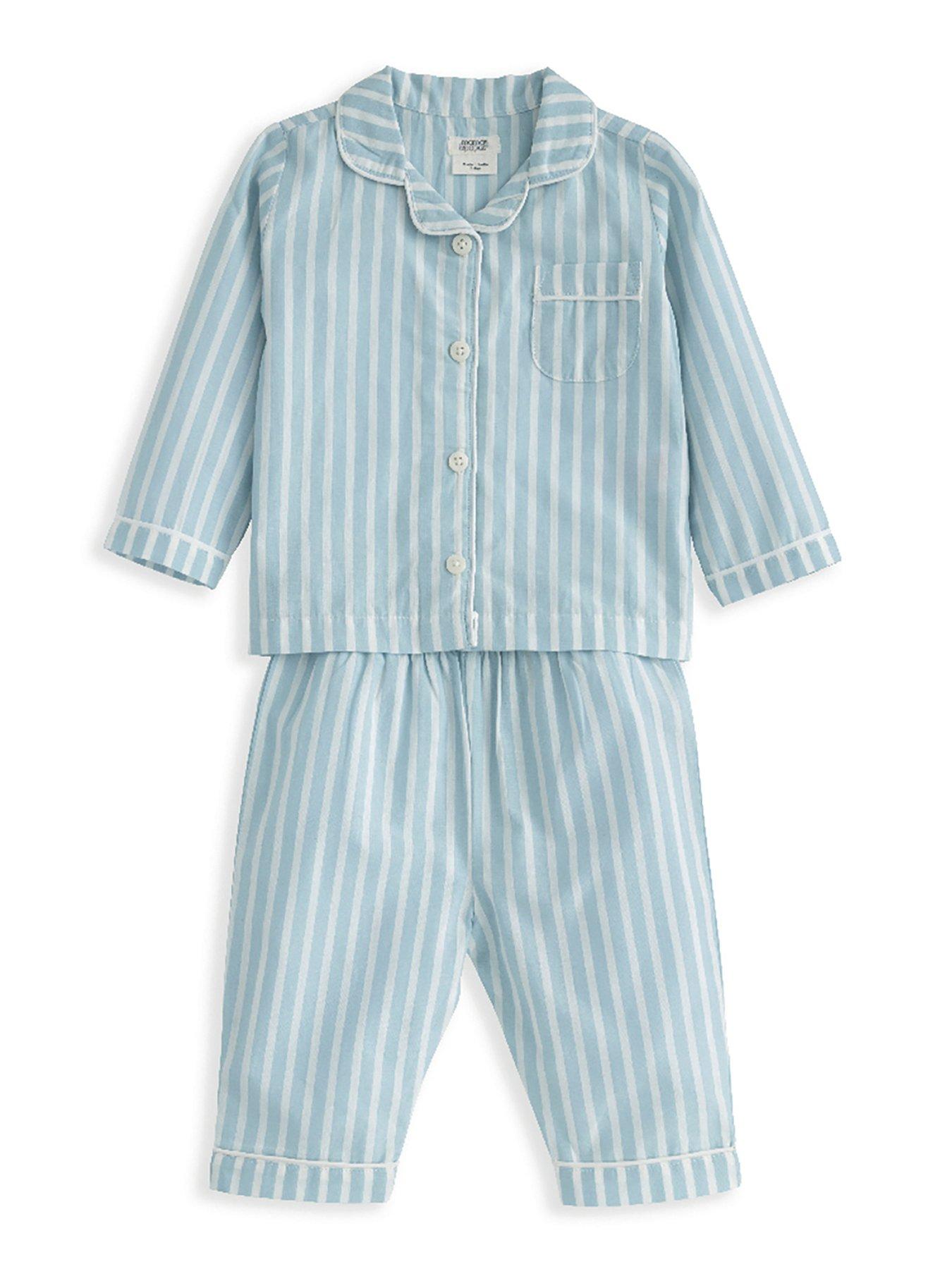 undefined Baby Boys Striped Woven Pyjamas - Green