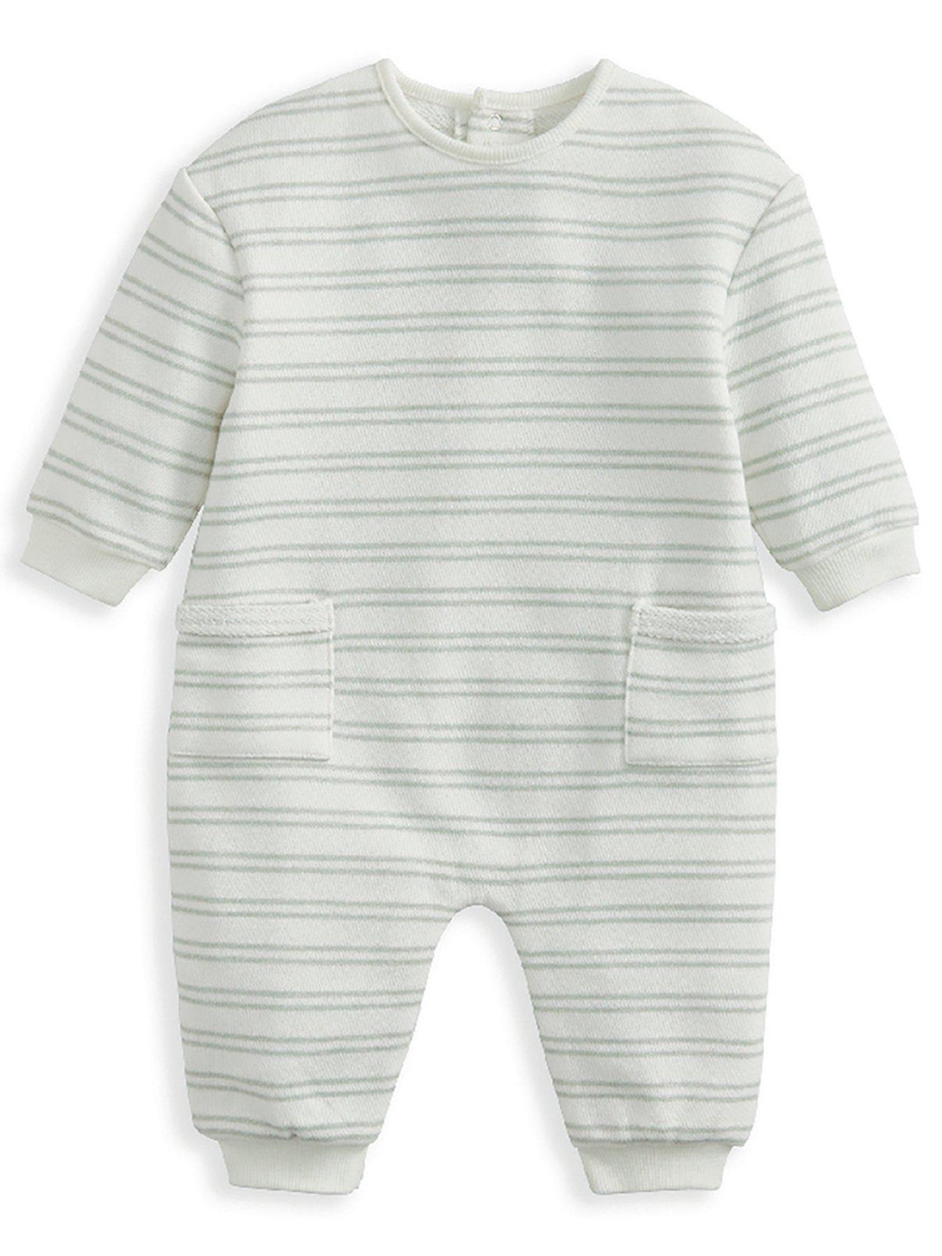 undefined Baby Boys Stripe Romper - Blue