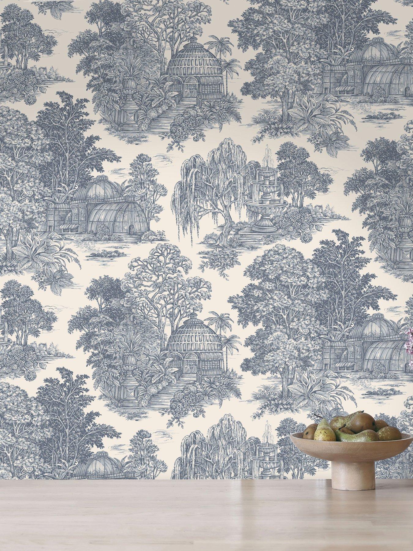 undefined Osterley Wallpaper - Blue