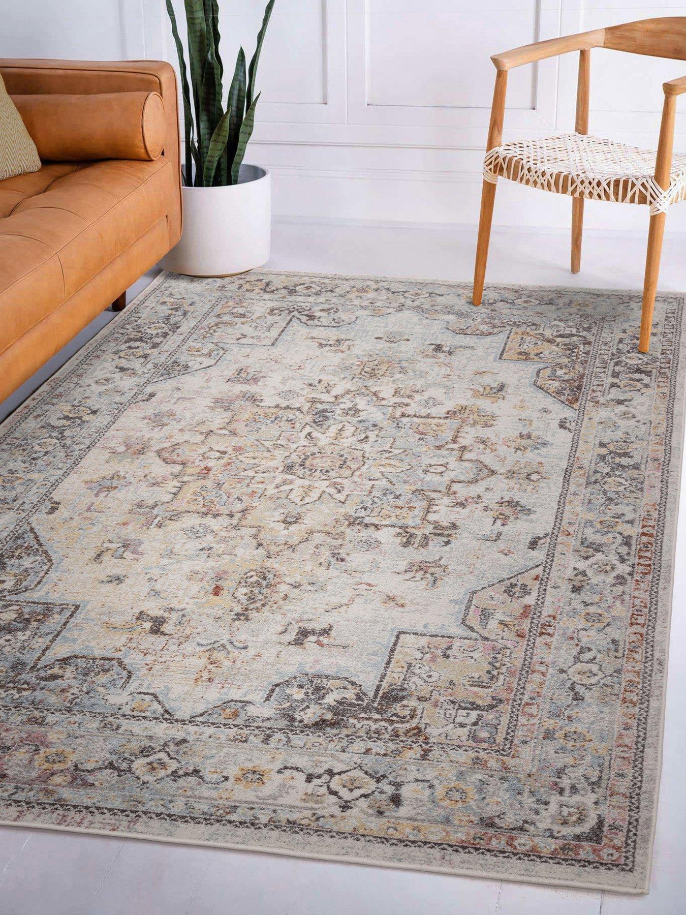 Product photograph of Asiatic Flores Ester Perisian Rug from very.co.uk