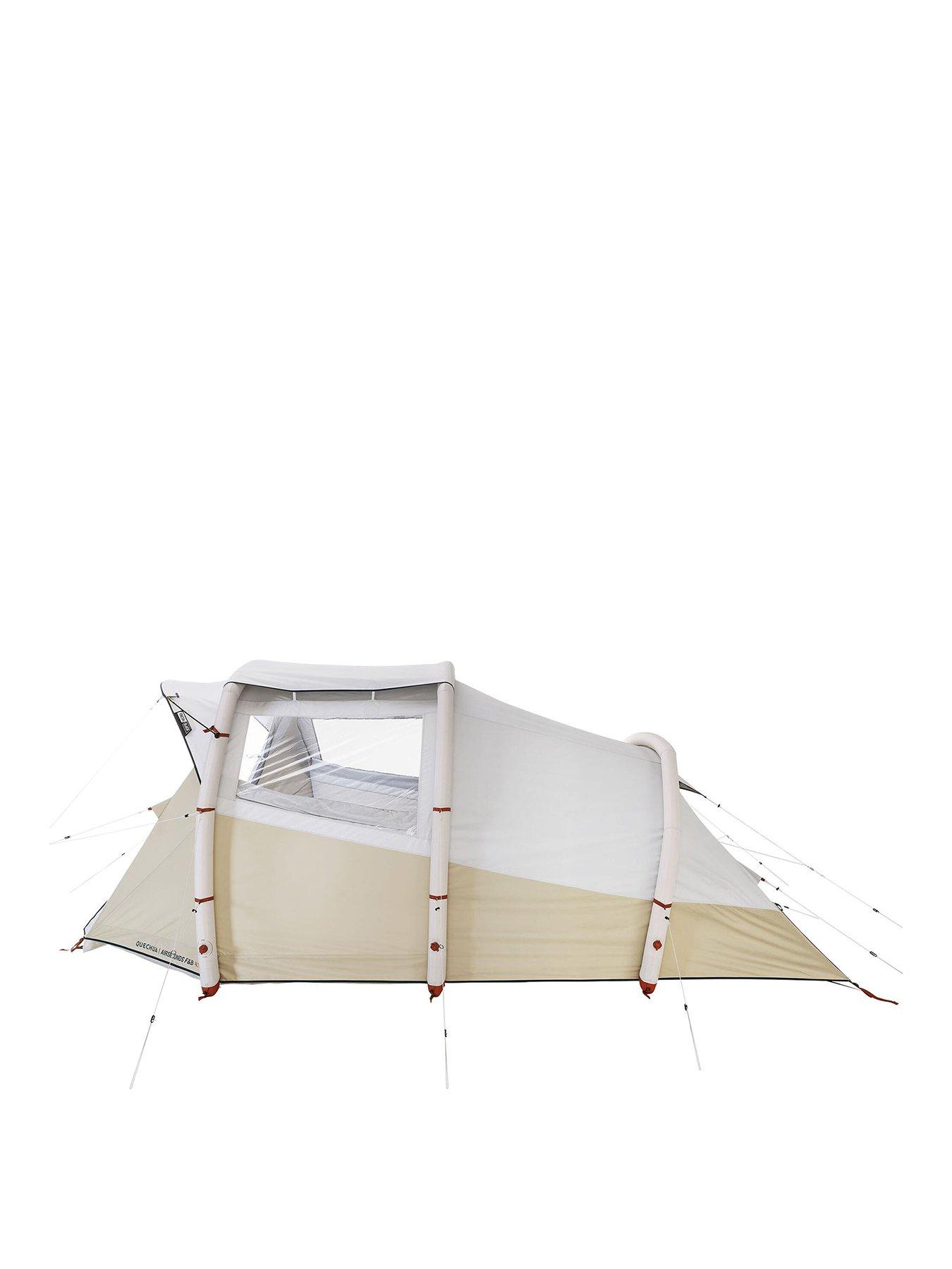 Image 2 of 7 of Decathlon Inflatable Camping Tent Air Seconds 4.1 Fresh&amp;Black 4 Person 1 Bedroom
