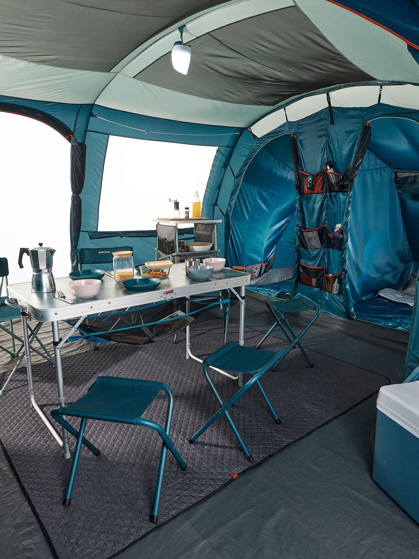 Image 6 of 7 of Decathlon Camping Tent With Poles Arpenaz 8.4 - 8 Person - 4 Bedrooms