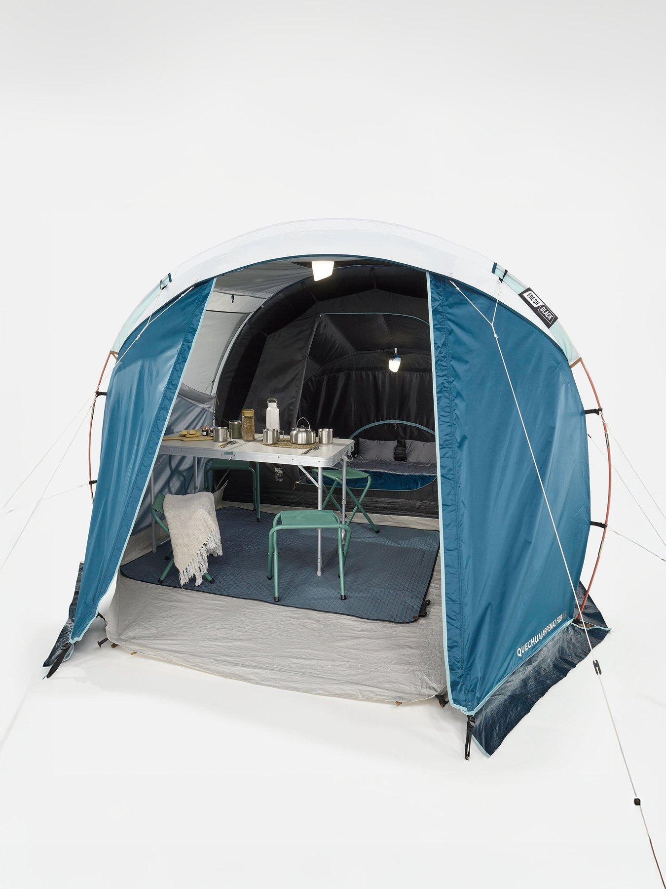 Decathlon Camping Tent with Poles Arpenaz Fresh&Black