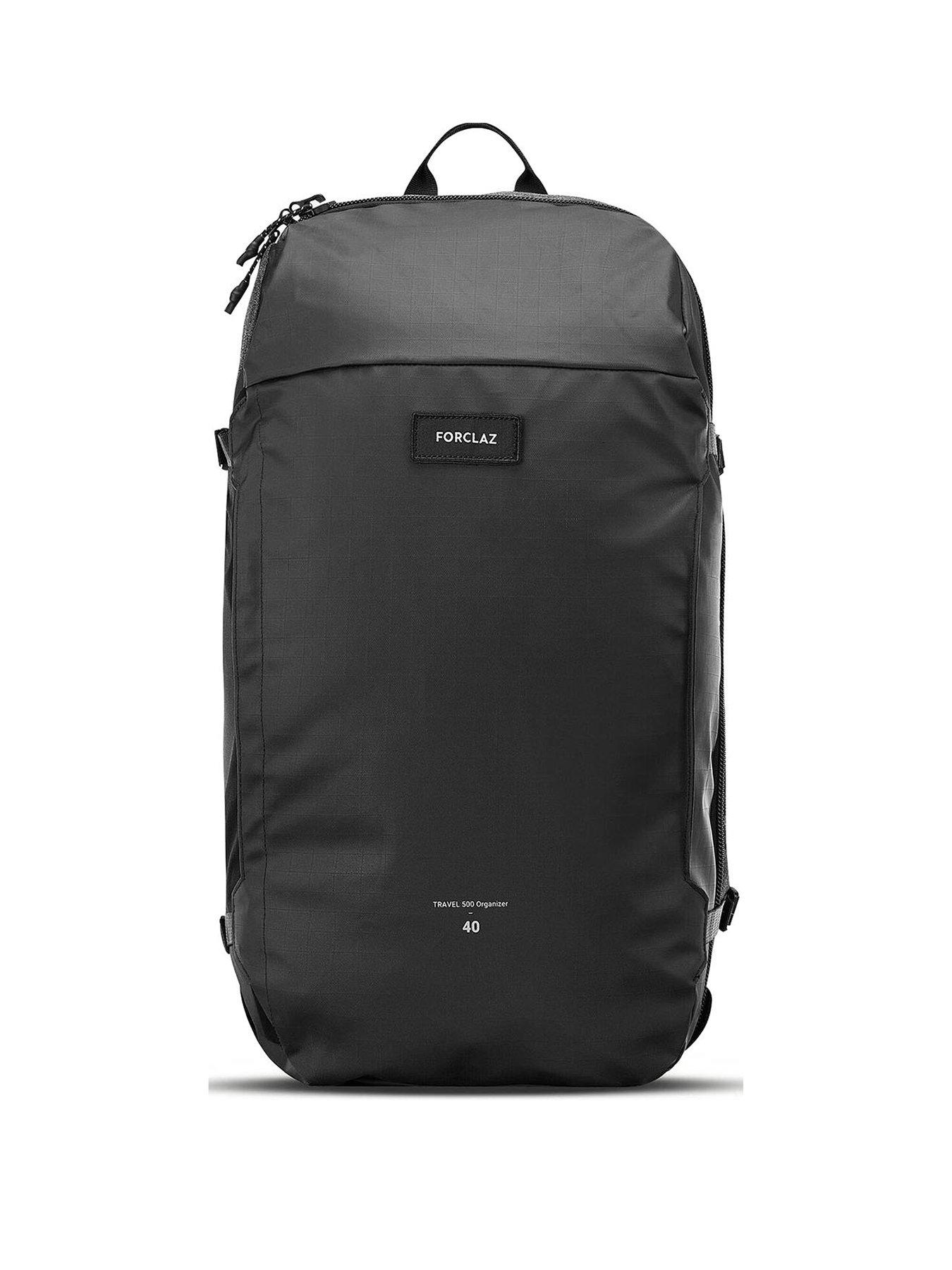 Decathlon Travel Backpack 40 L - Travel 500 ORGANIZER Black