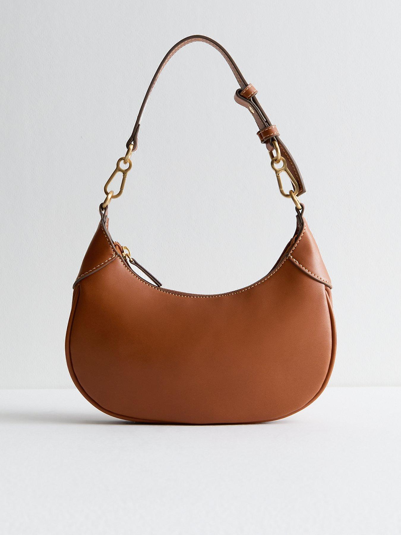 Image 2 of 4 of New Look Georgia Stitch Shoulder - Brown