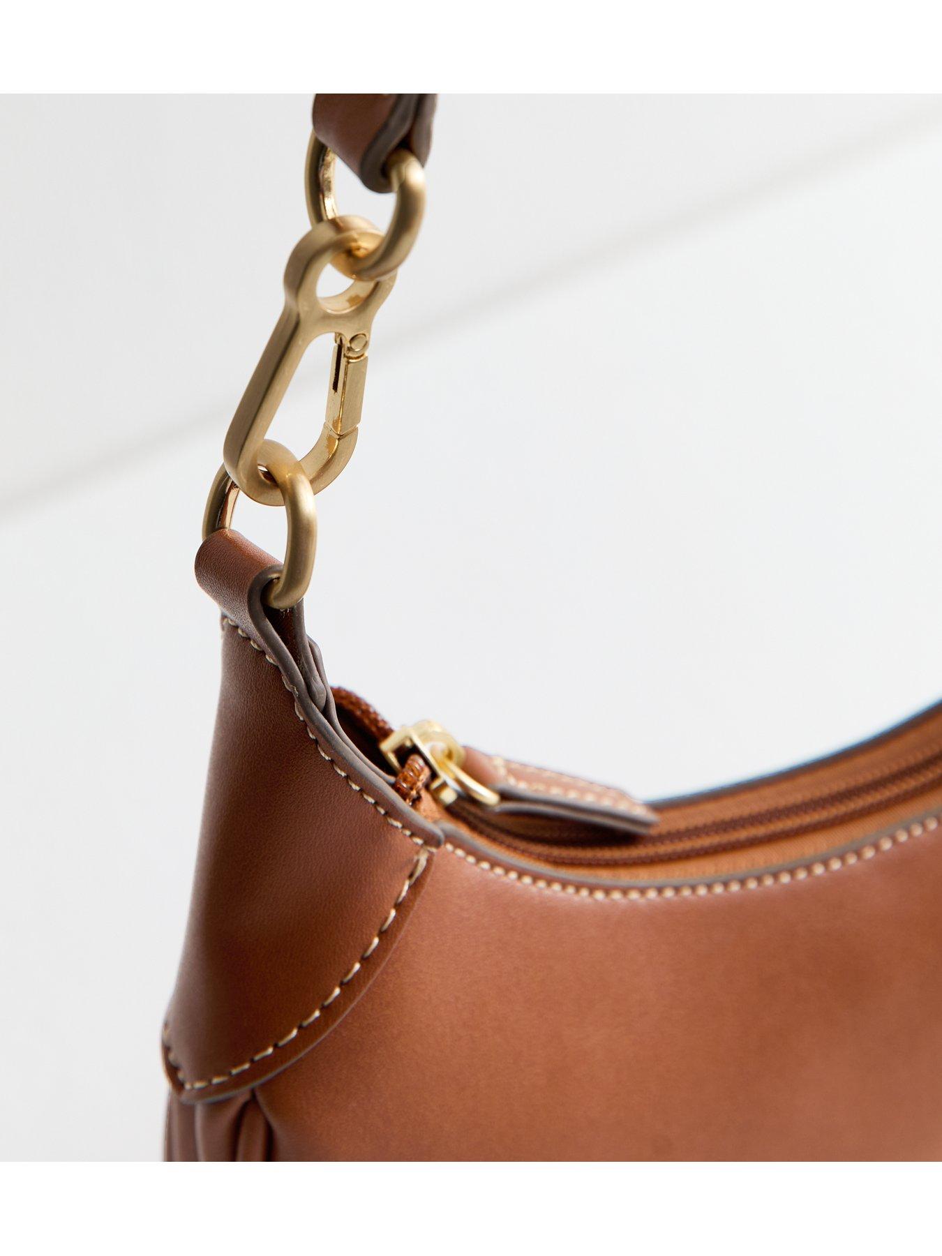 Image 3 of 4 of New Look Georgia Stitch Shoulder - Brown
