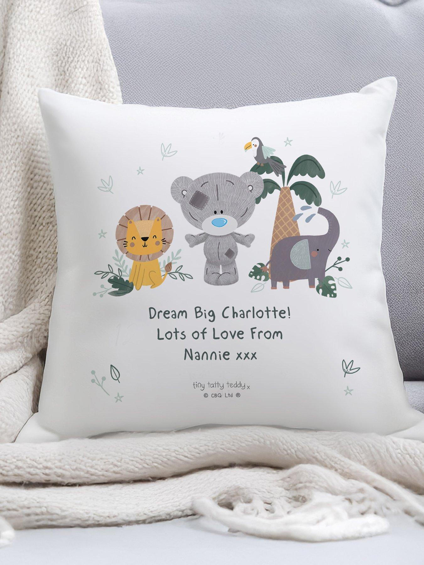 undefined Personalised Tiny Tatty Teddy Cushion