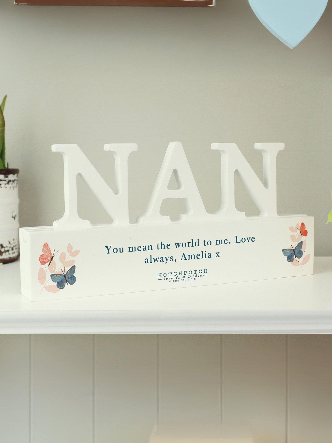 undefined Personalised Butterfly Nan Ornament