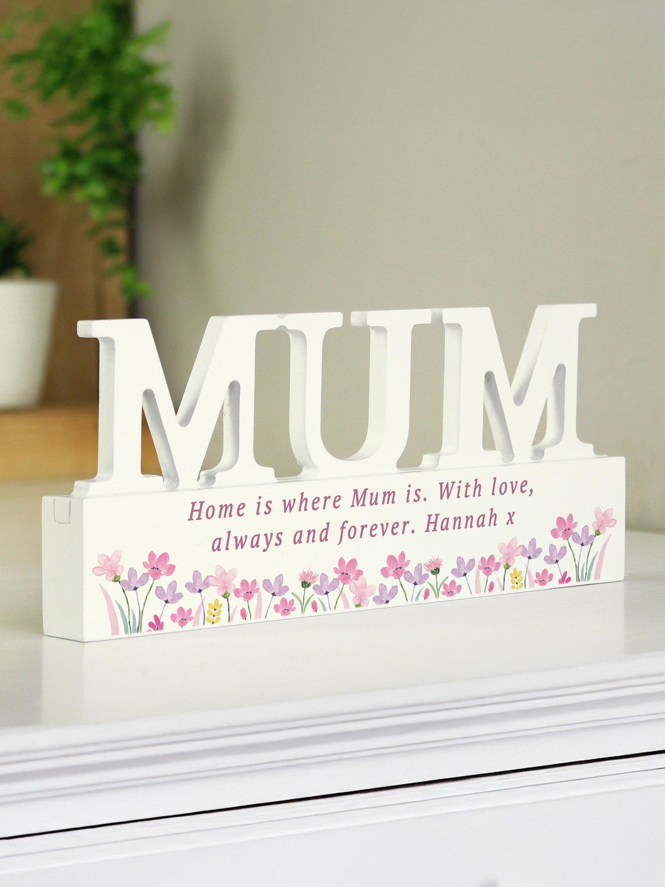 Image 2 of 3 of The Personalised Memento Company Personalised Wild Flower Mum Ornament
