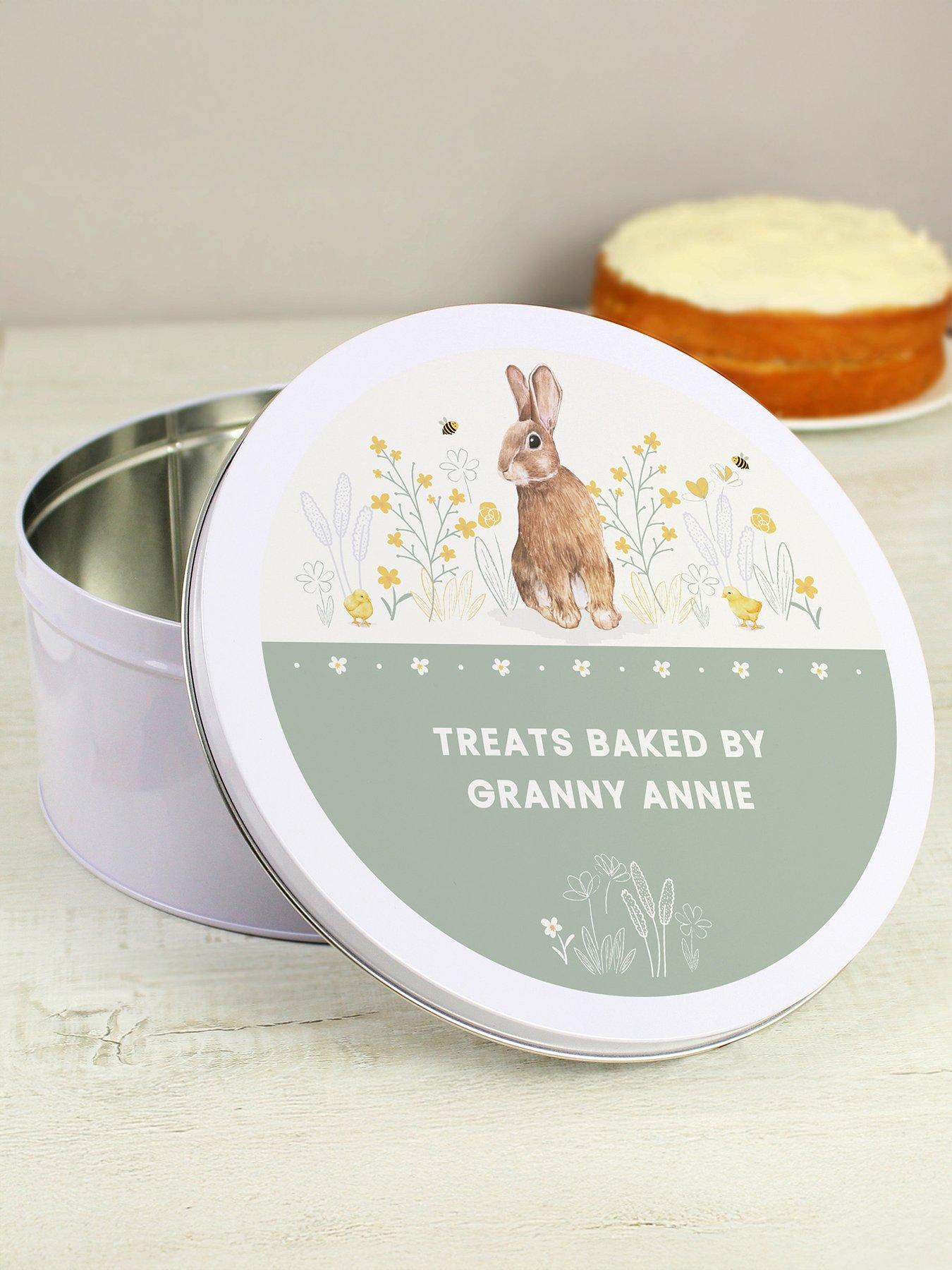 undefined Personalised Bunny Cake Tin