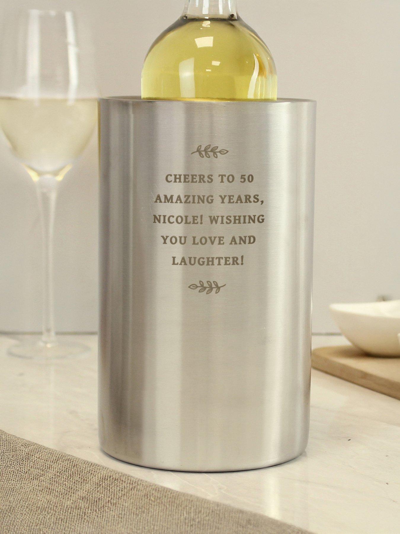 Image 2 of 3 of The Personalised Memento Company Personalised Wine Cooler