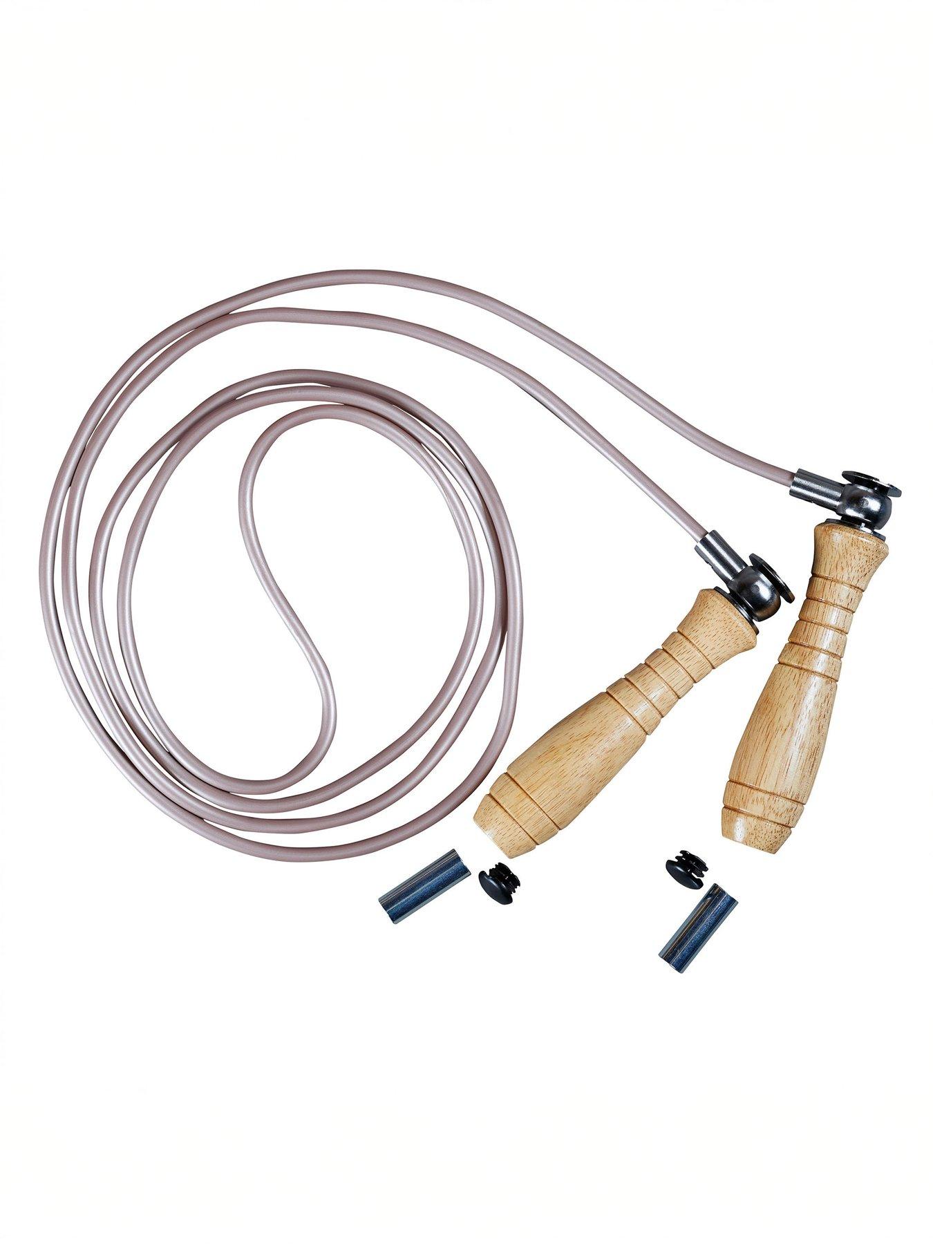 Image 4 of 6 of Decathlon Wooden Boxing Skipping Rope with Removable Weights