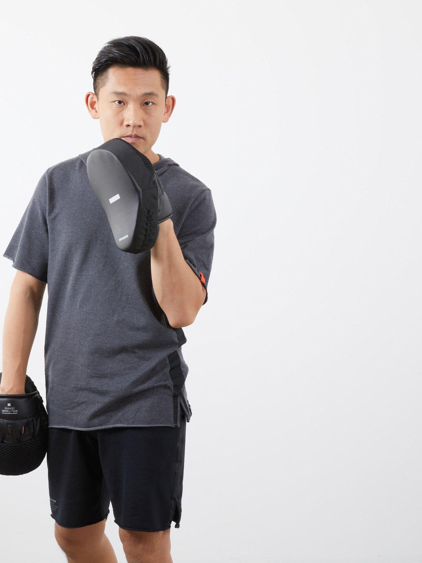 Image 5 of 8 of Decathlon Boxing Speed Punching Mitts (x2) - Black