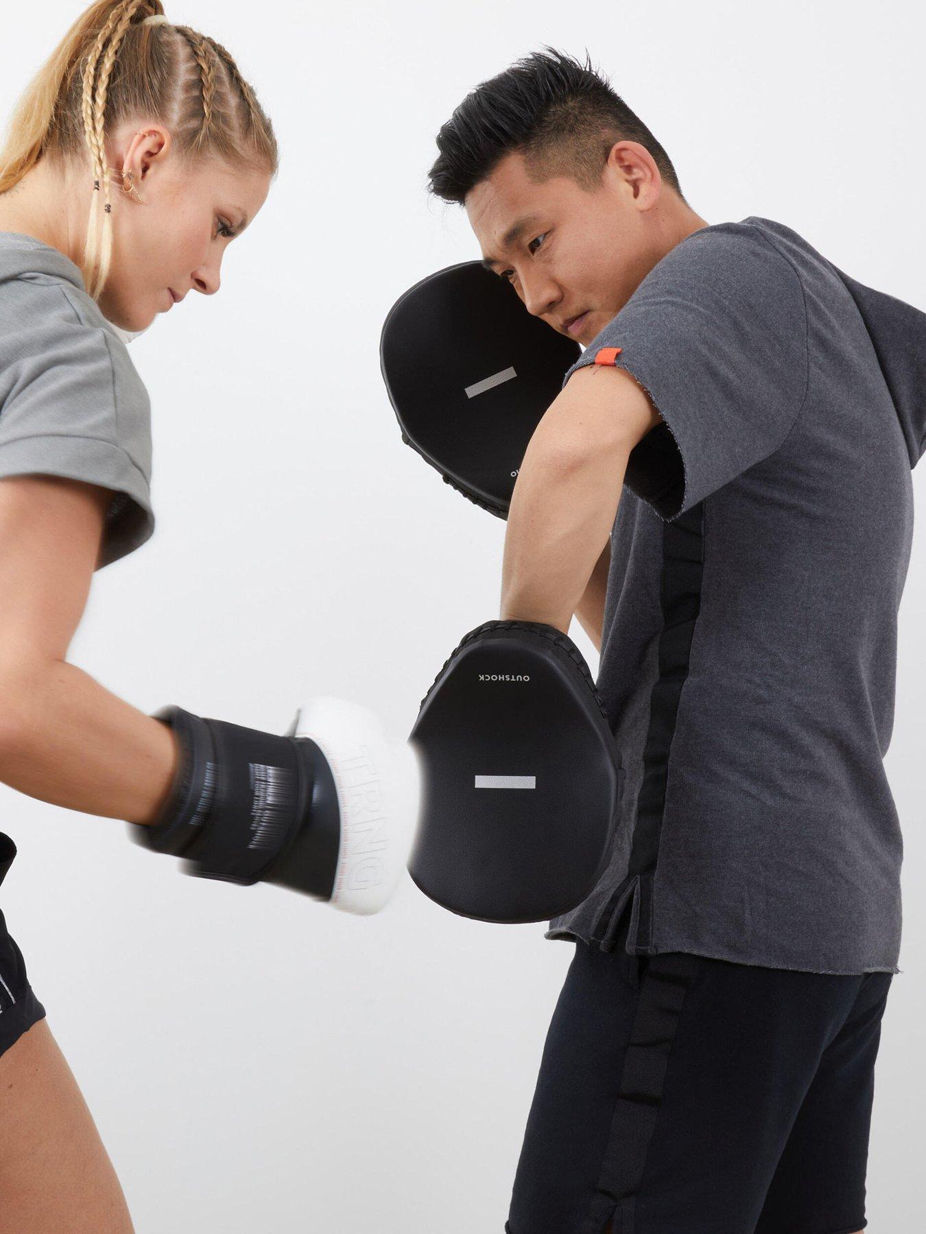 Image 6 of 8 of Decathlon Boxing Speed Punching Mitts (x2) - Black