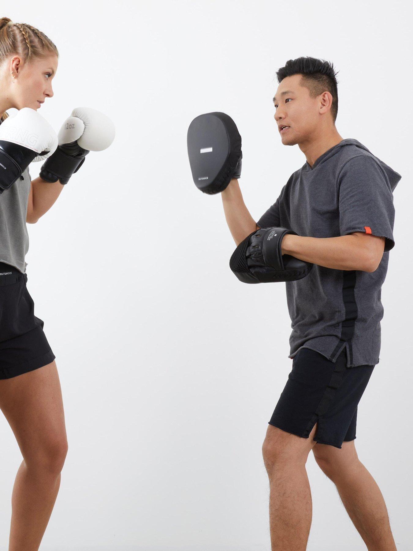 Image 7 of 8 of Decathlon Boxing Speed Punching Mitts (x2) - Black