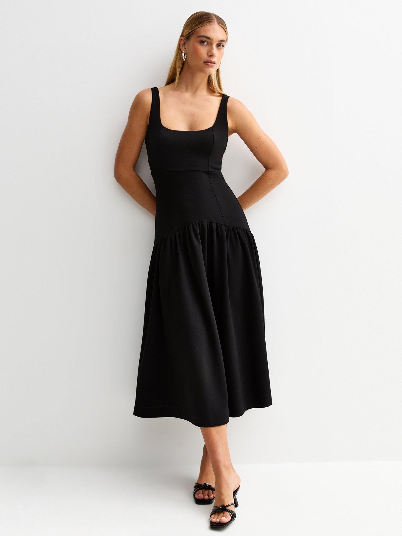 navy velvet dress Long Sleeves Navy Blue Velvet Dress Navy Blue / US 10