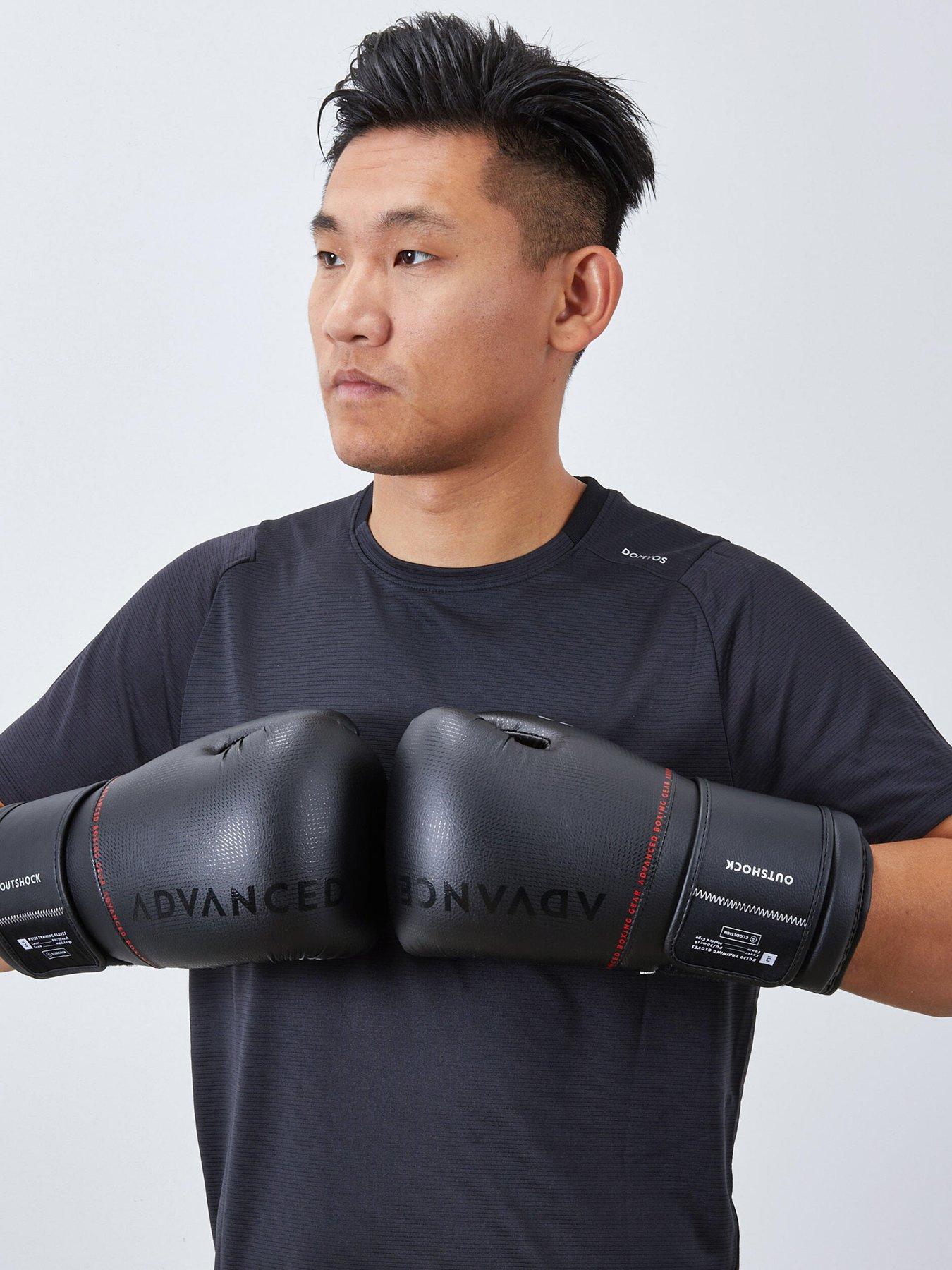 Image 5 of 7 of Decathlon Ergonomic Boxing Gloves 120 - Black