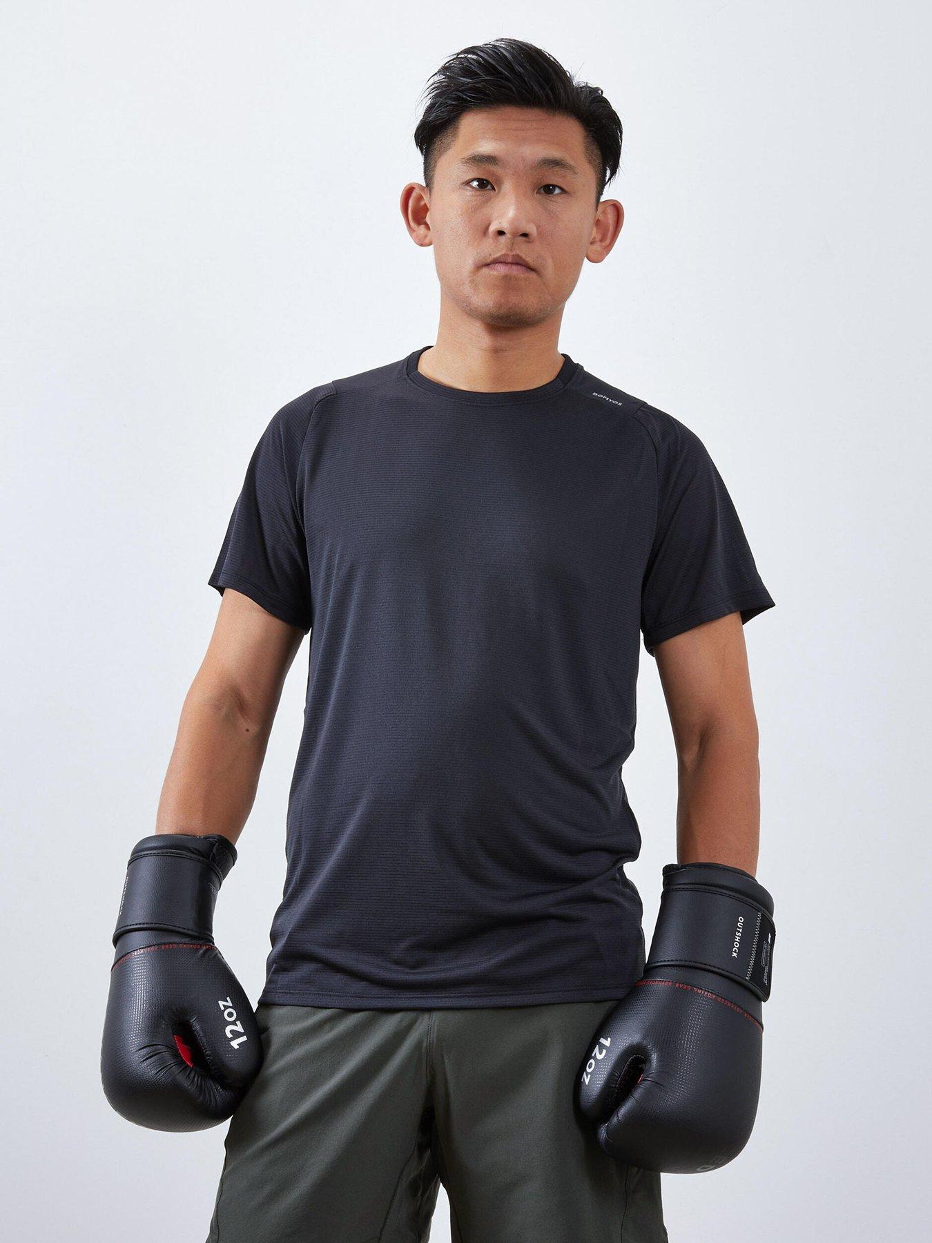 Image 6 of 7 of Decathlon Ergonomic Boxing Gloves 120 - Black