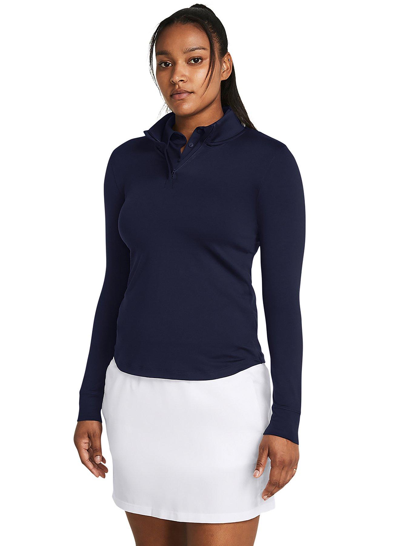 Image 1 of 2 of UNDER ARMOUR Womens Golf Playoff 1/4 Zip-blue