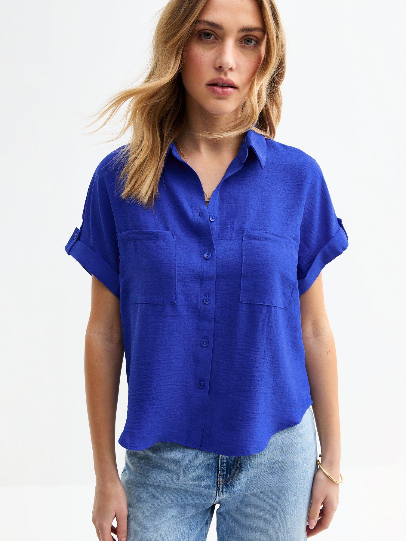 undefined Resort Short Sleeve Shirt - Blue