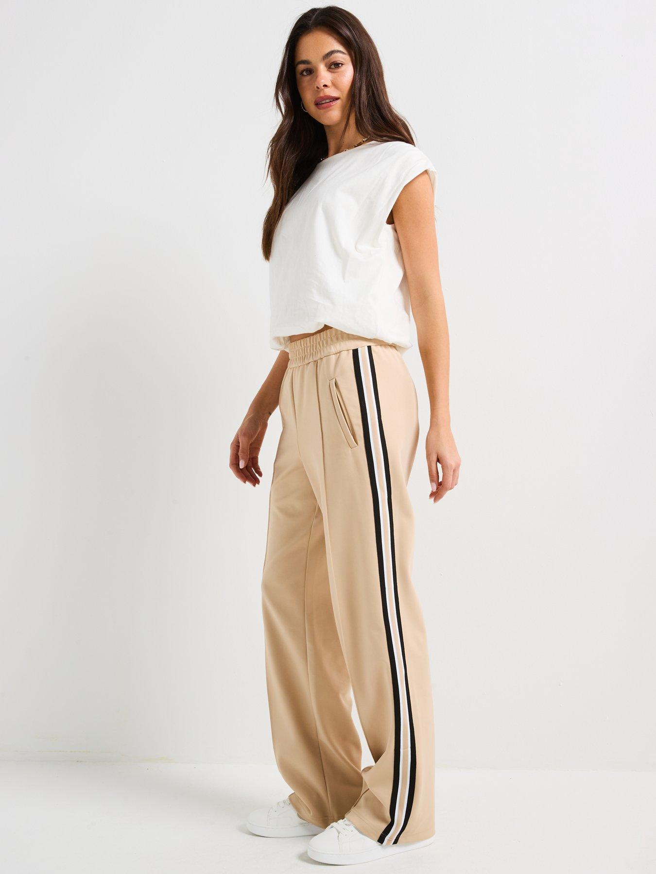 Image 5 of 5 of Only Lounge Track Trouser - Beige