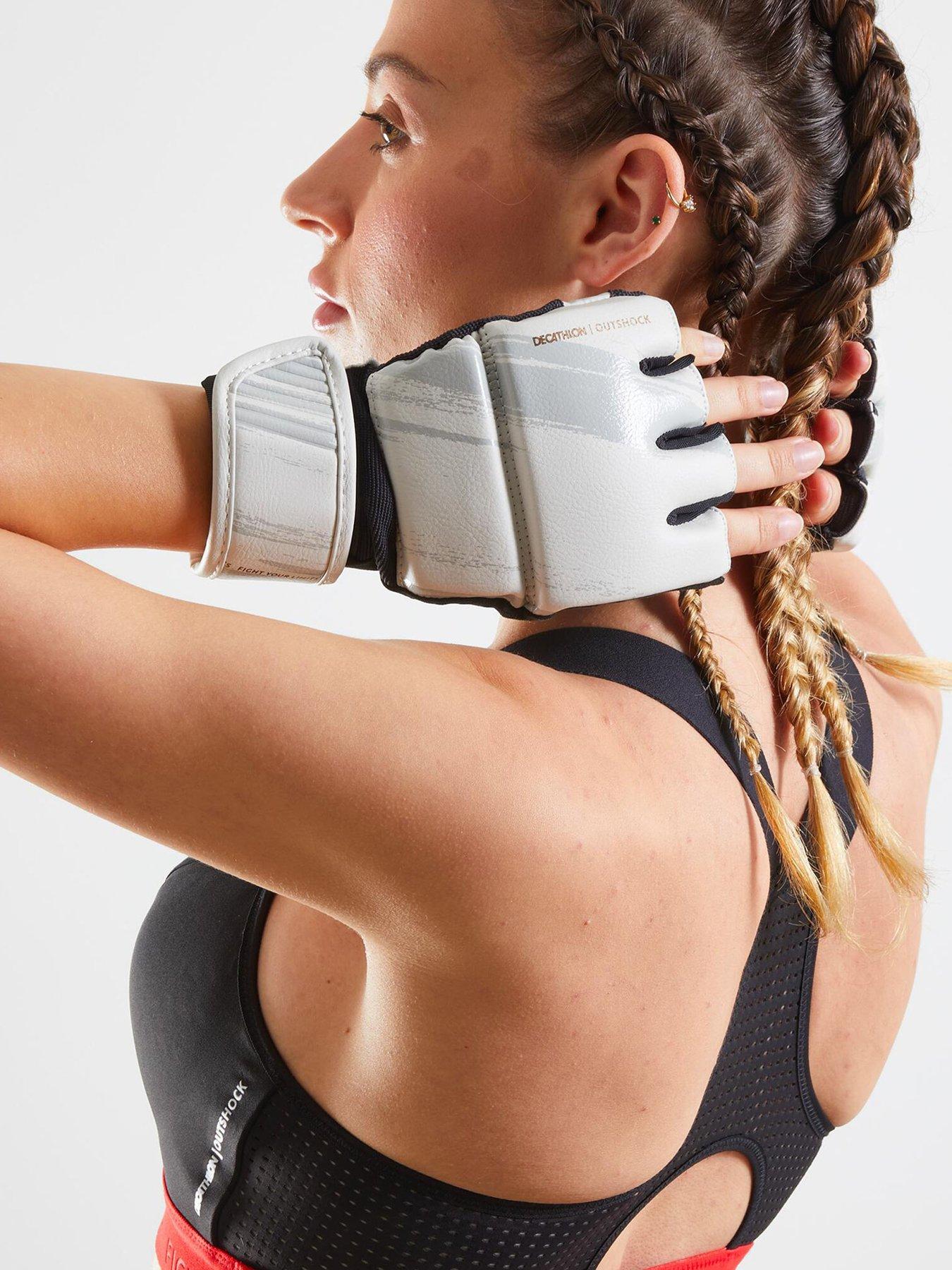 Image 6 of 7 of Decathlon Cardio Boxing Mitts 100 - White