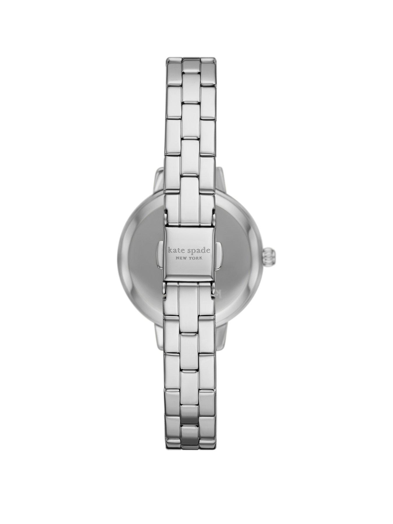 Image 2 of 6 of Kate Spade New York women's metro three-hand, silver-tone alloy watch, KSW1867