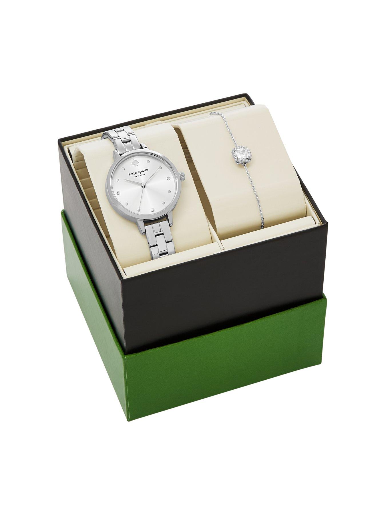 Image 5 of 6 of Kate Spade New York women's metro three-hand, silver-tone alloy watch, KSW1867