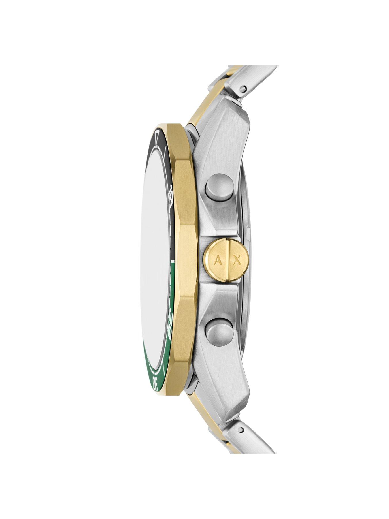 Image 4 of 6 of Armani Exchange Men's Chronograph, 2-Tone Stainless Steel Watch, AX1966