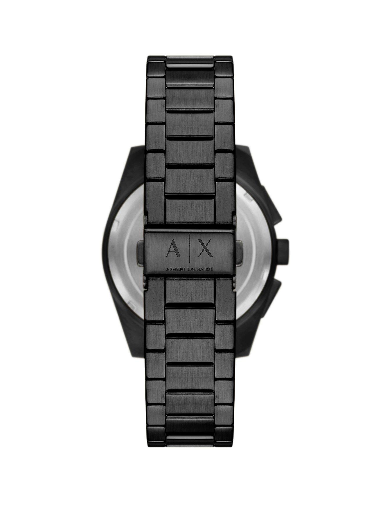 Image 2 of 6 of Armani Exchange Men's Chronograph&nbsp;Black Stainless Steel Watch [AX2864]