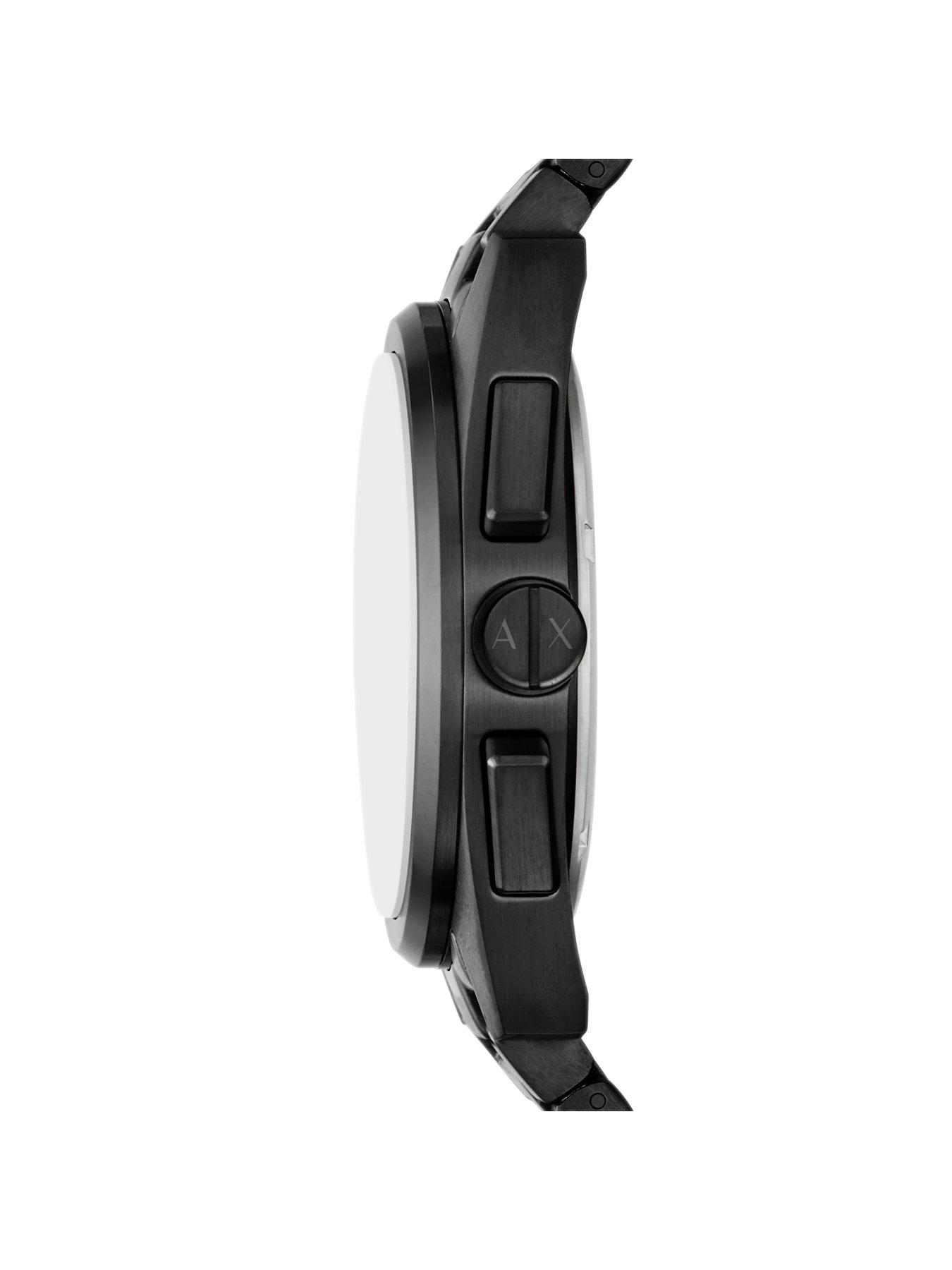 Image 4 of 6 of Armani Exchange Men's Chronograph&nbsp;Black Stainless Steel Watch [AX2864]