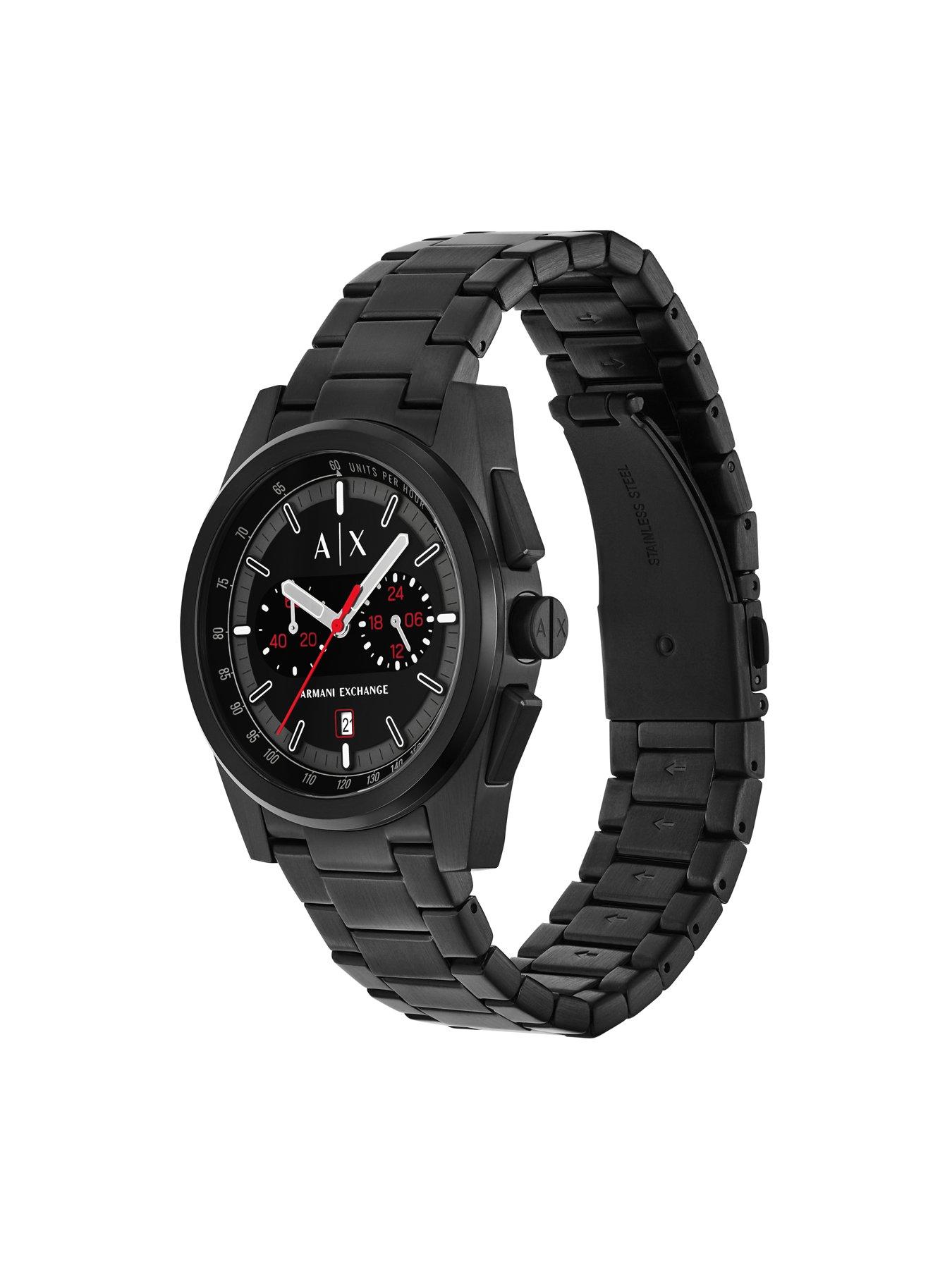 Image 5 of 6 of Armani Exchange Men's Chronograph&nbsp;Black Stainless Steel Watch [AX2864]
