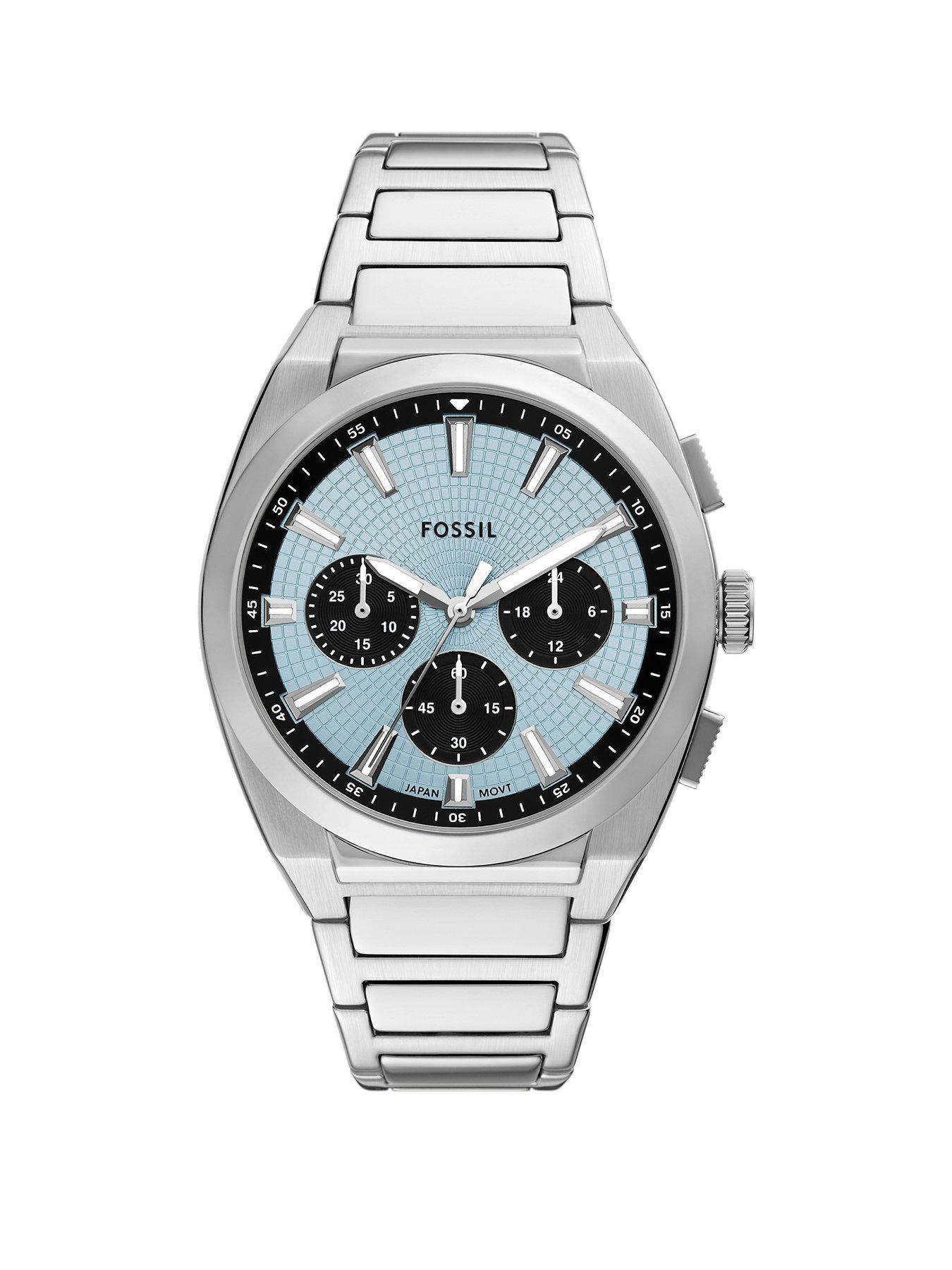 undefined Men's Everett Chronograph, Stainless Steel Watch, FS6105