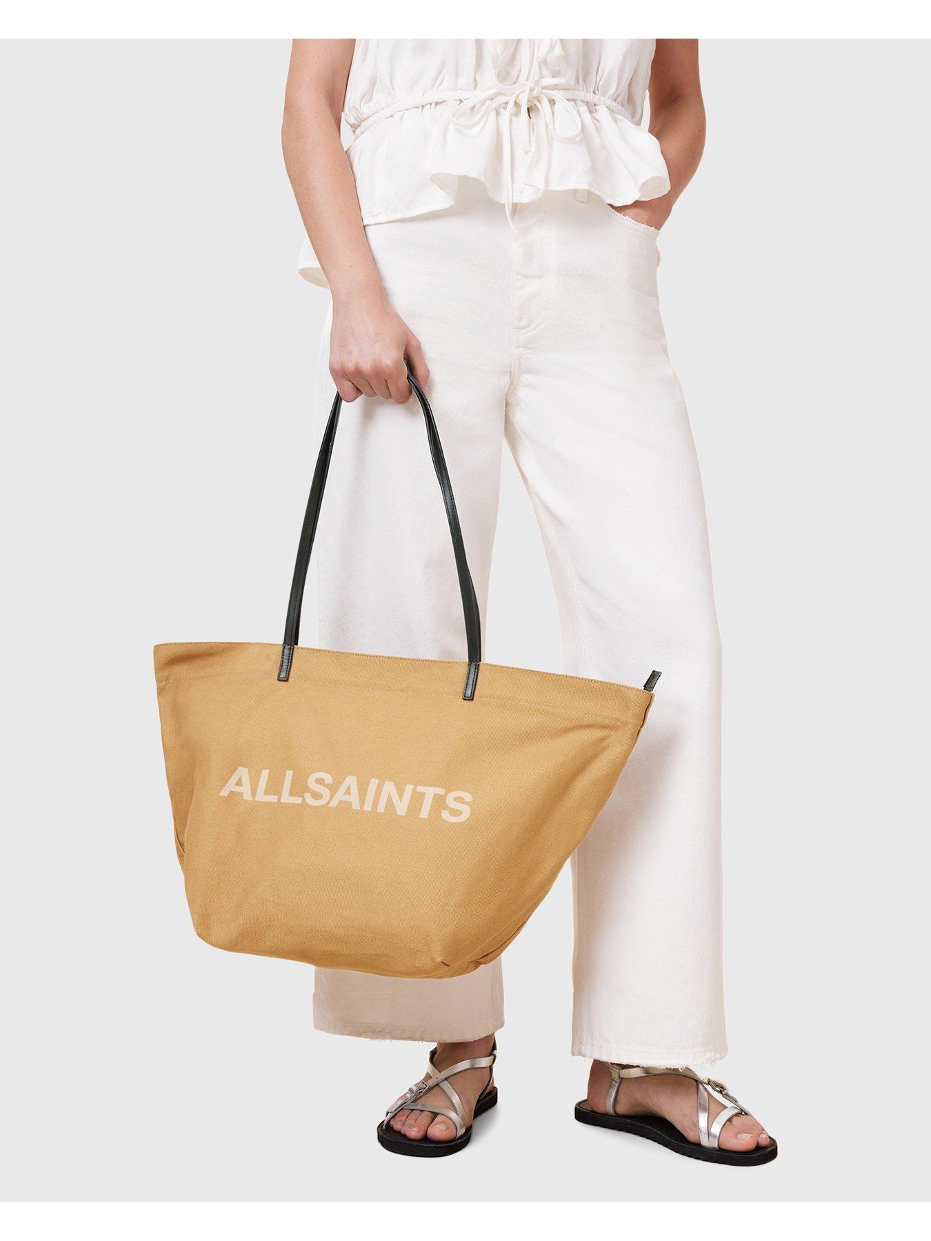 AllSaints Serafina Canvas Tote Brown Very