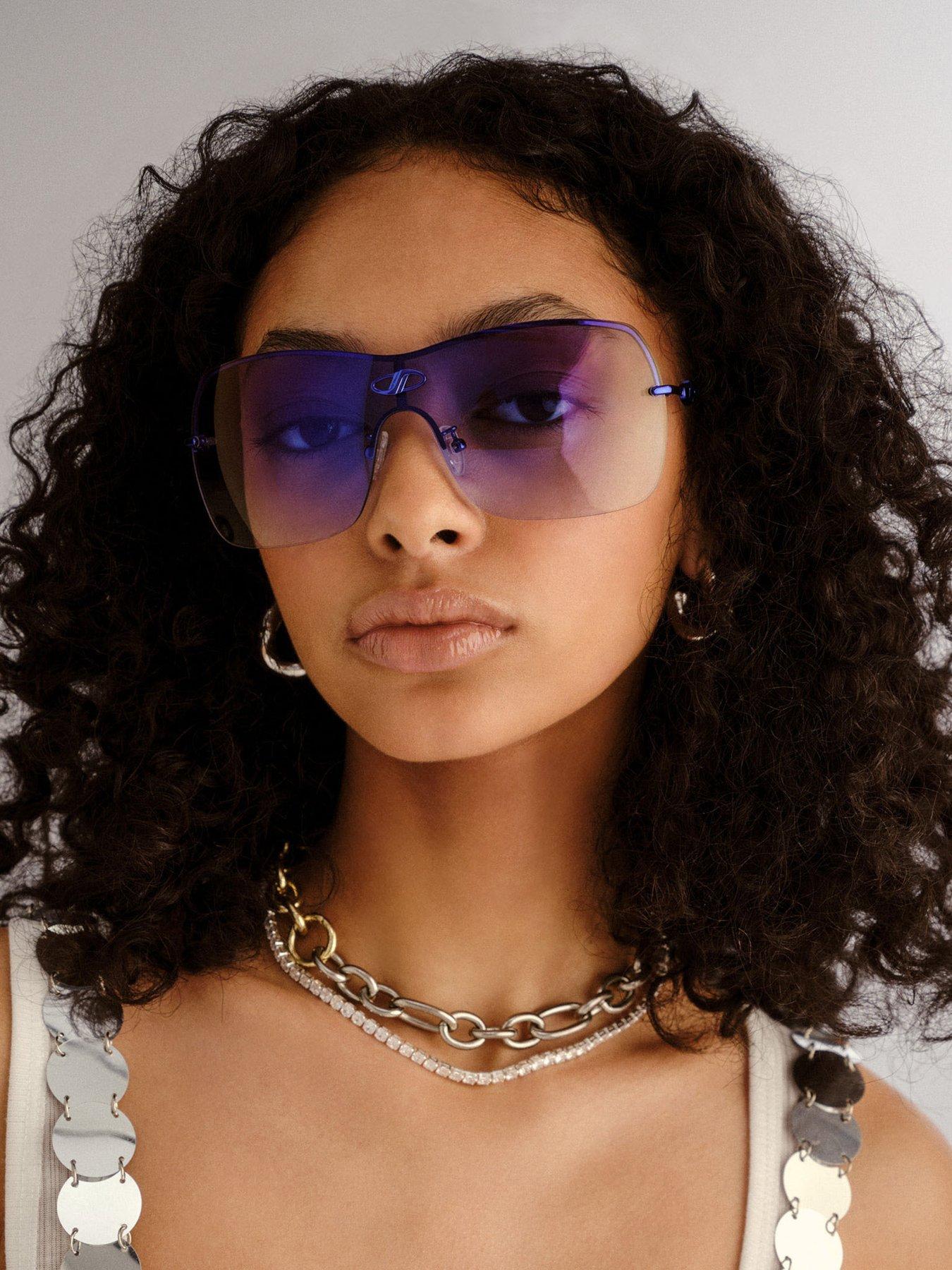 undefined Parallel Universe Ltd Edt Blue Chrome Sunglass