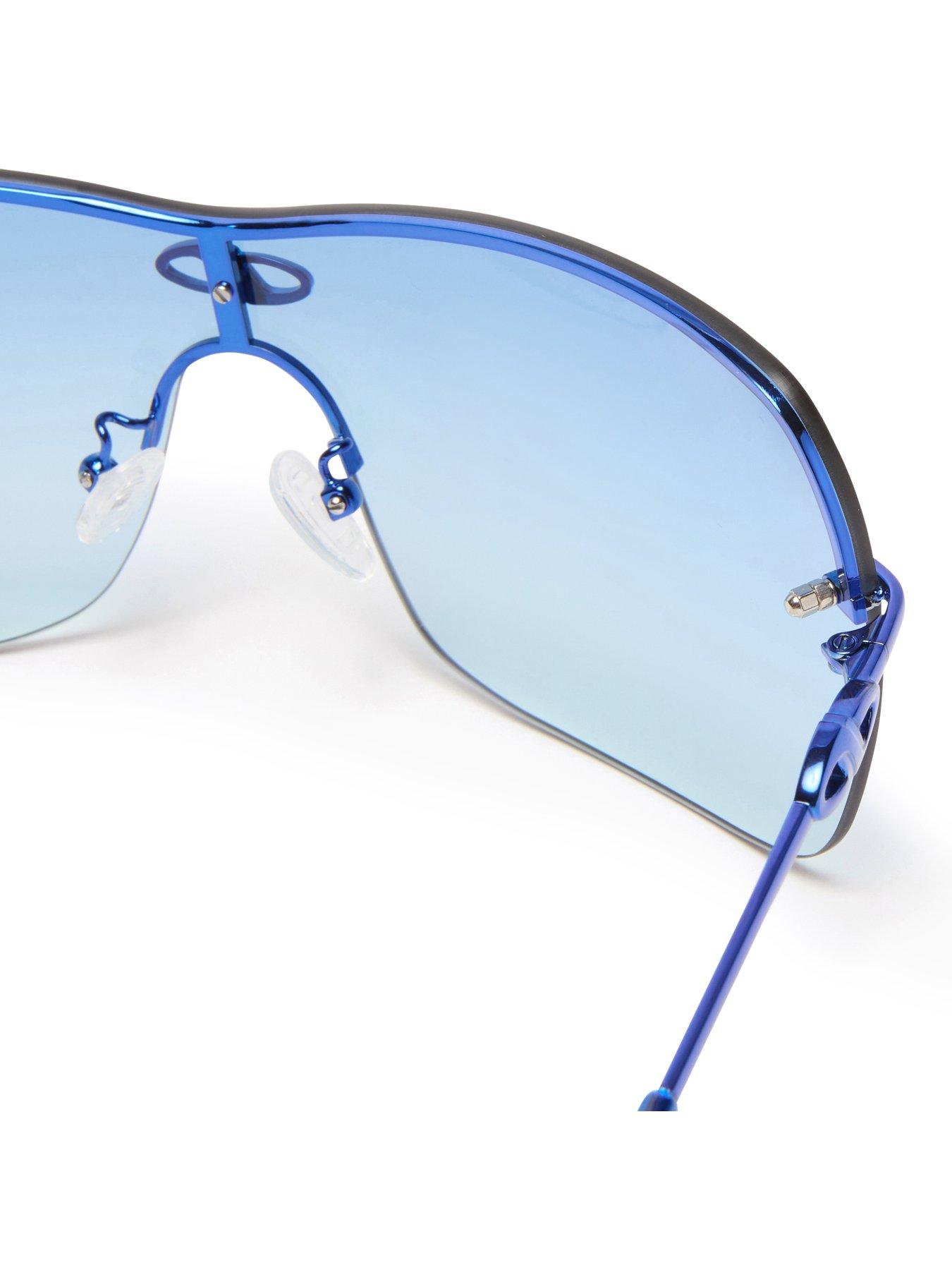 Image 3 of 4 of LE SPECS Parallel Universe Ltd Edt Chrome Sunglasses - Blue