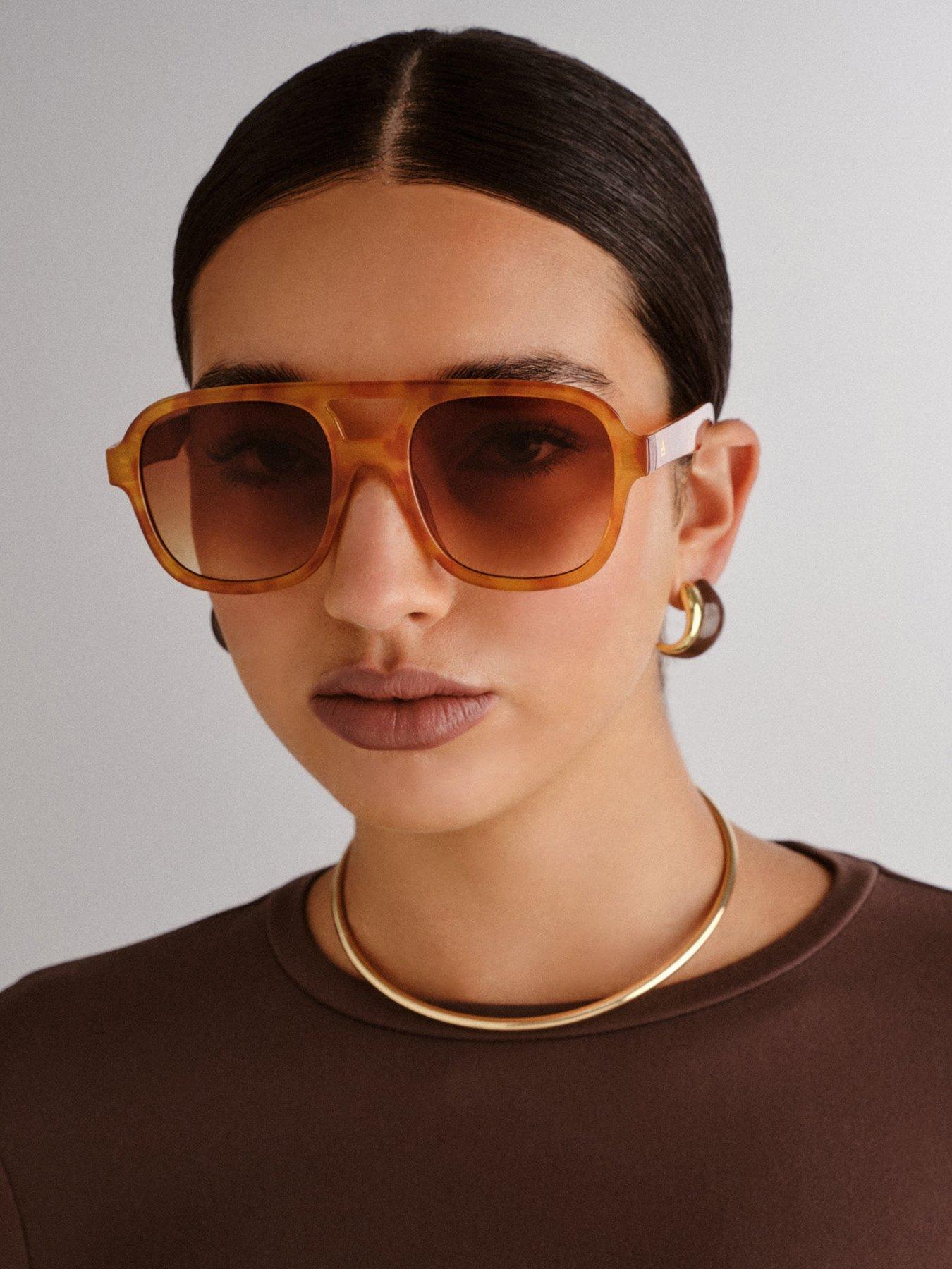 undefined Whirlpool Vintage Tort Sunglass