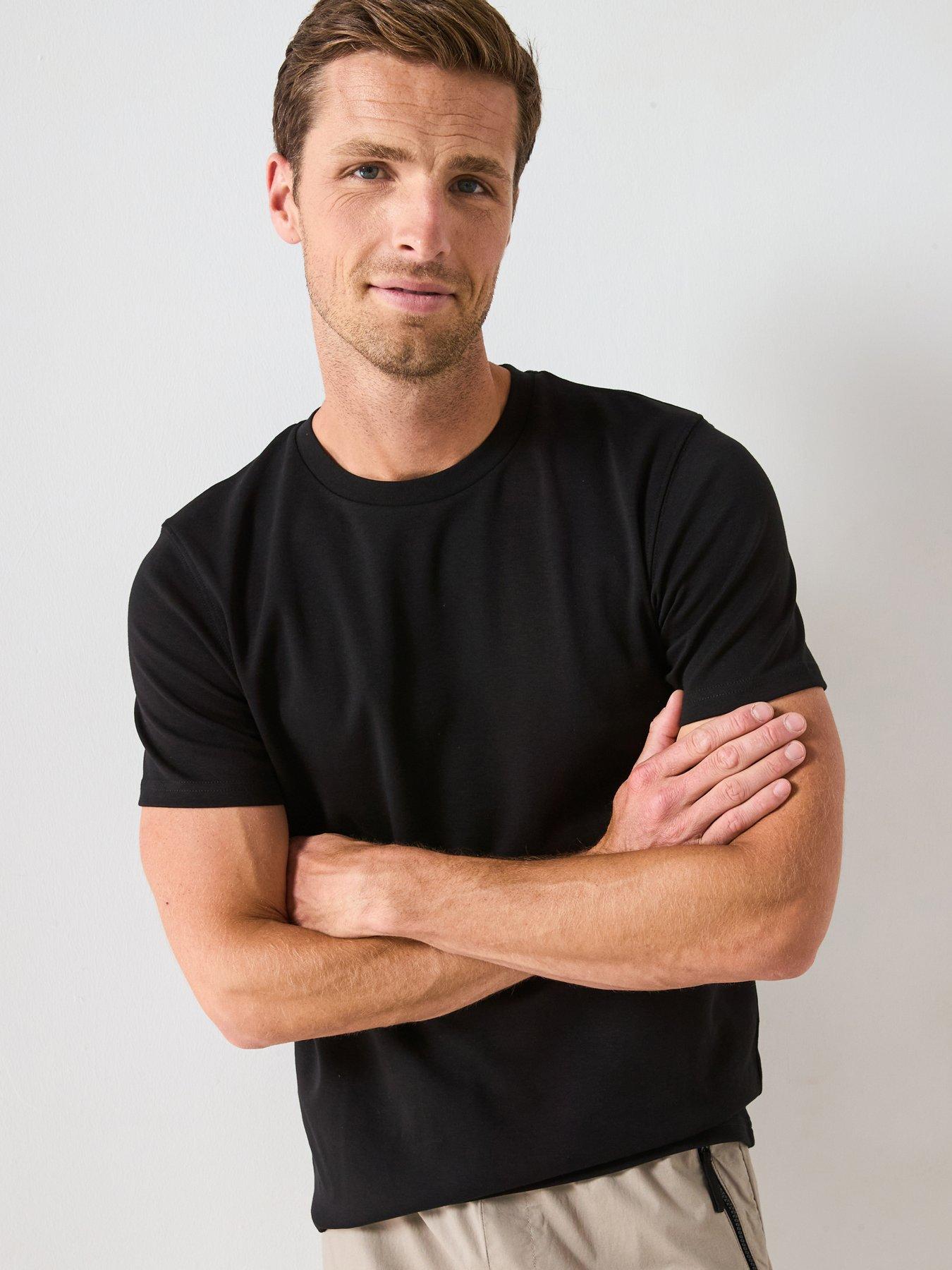 undefined Regular Fit Heavyweight T-Shirt - Black