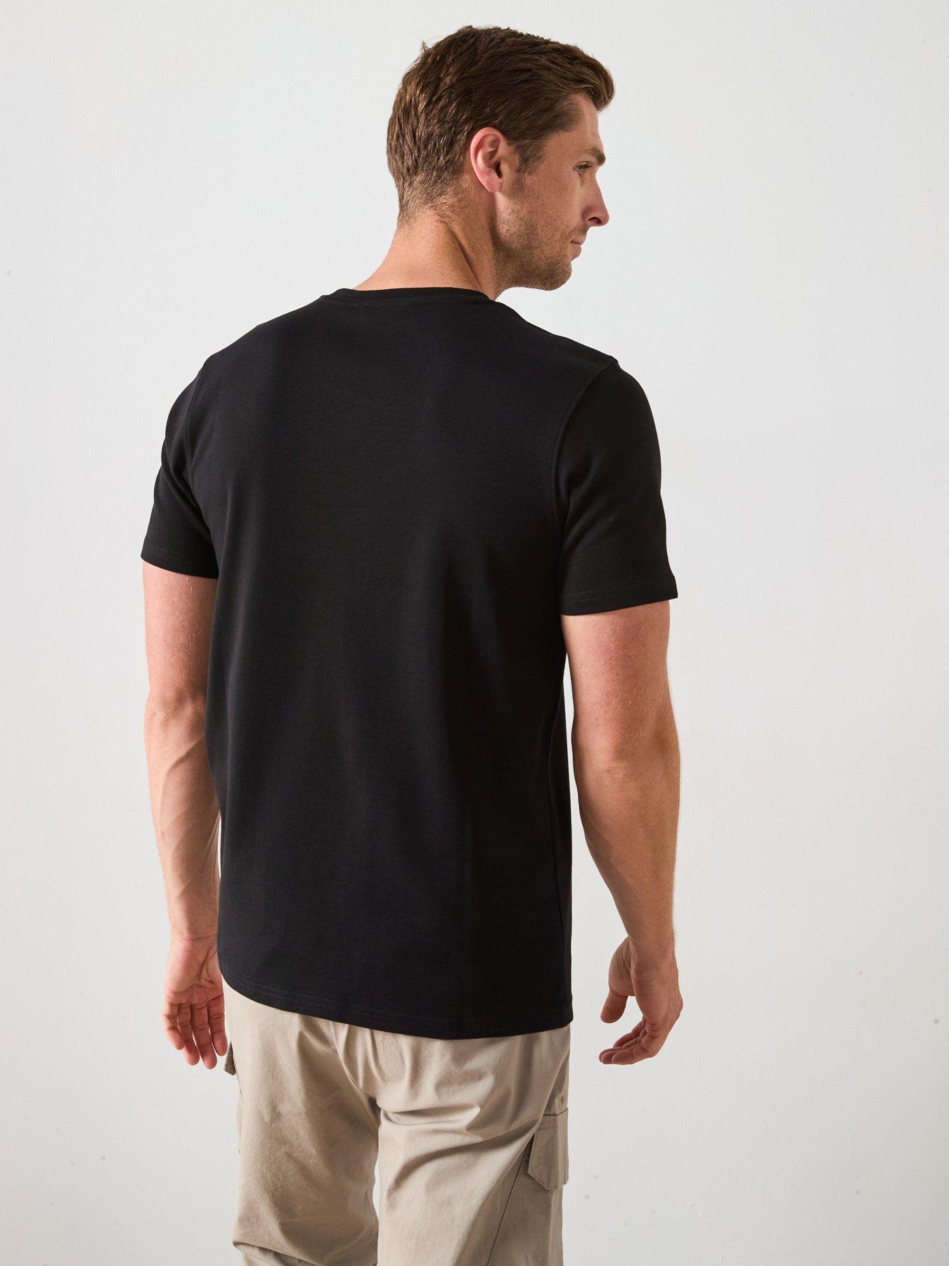 Image 2 of 6 of Very Man Regular Fit Heavyweight T-Shirt - Black